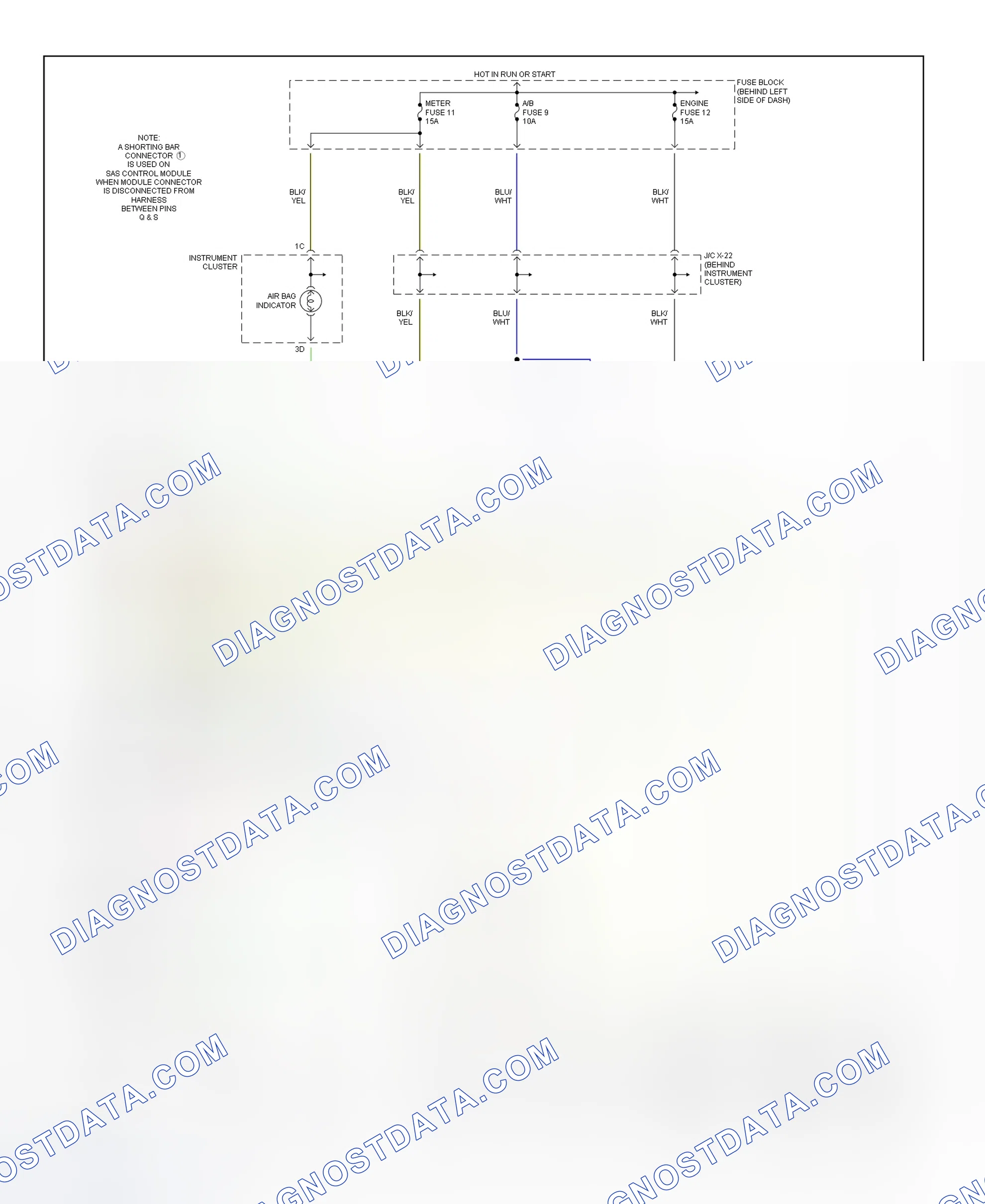 Fig. 20: Air Bag System Wiring Diagram