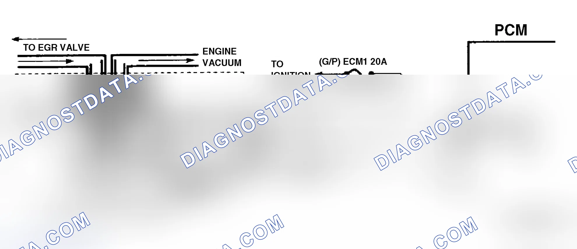 Scheme 309: Code 32 Schematic ("C", "G", "K" & "P" Series A/T) EGR Circuit Error With EVRV Solenoid