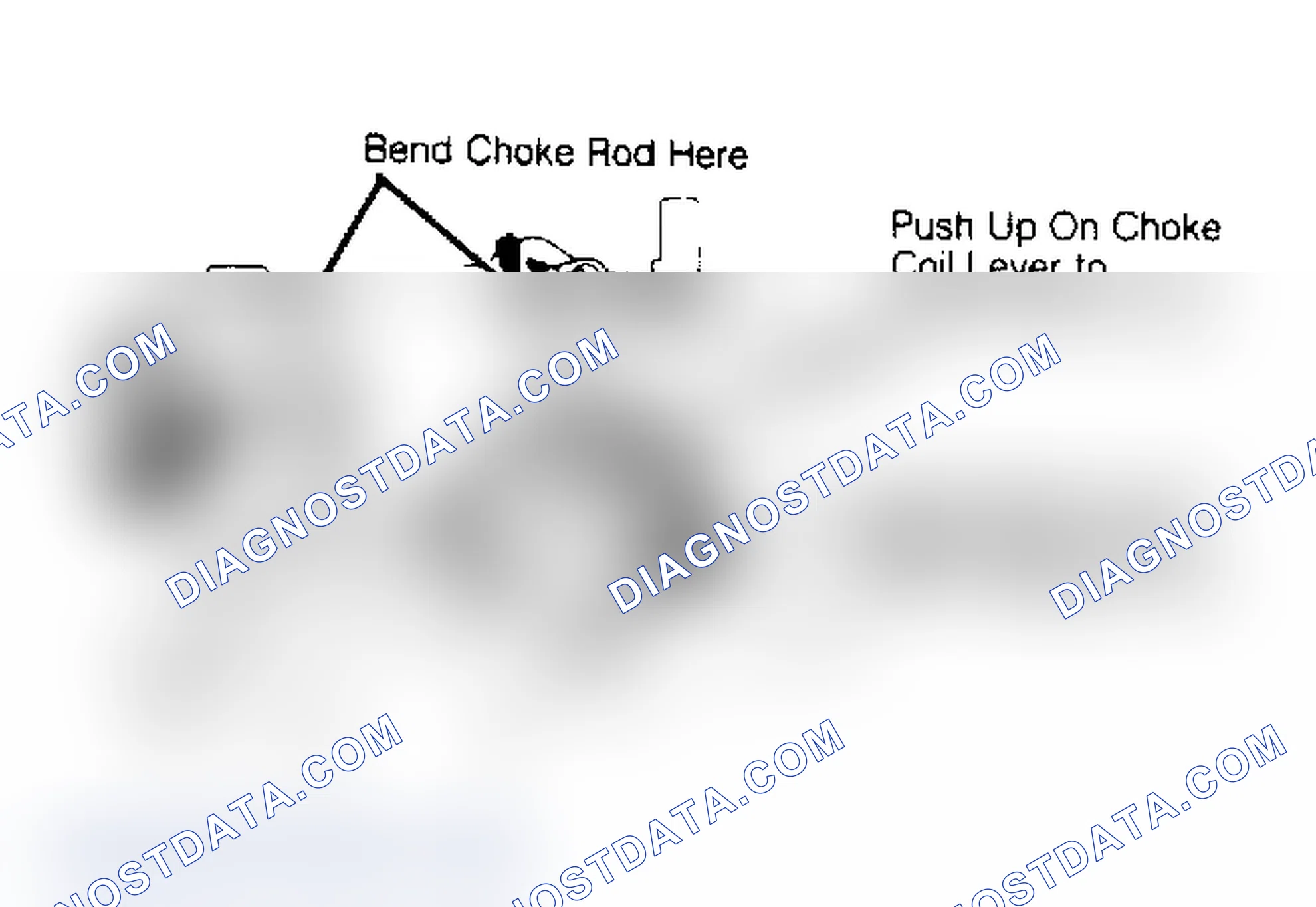 Scheme 10: Choke Coil Lever Adjustment Bend choke rod to adjust.