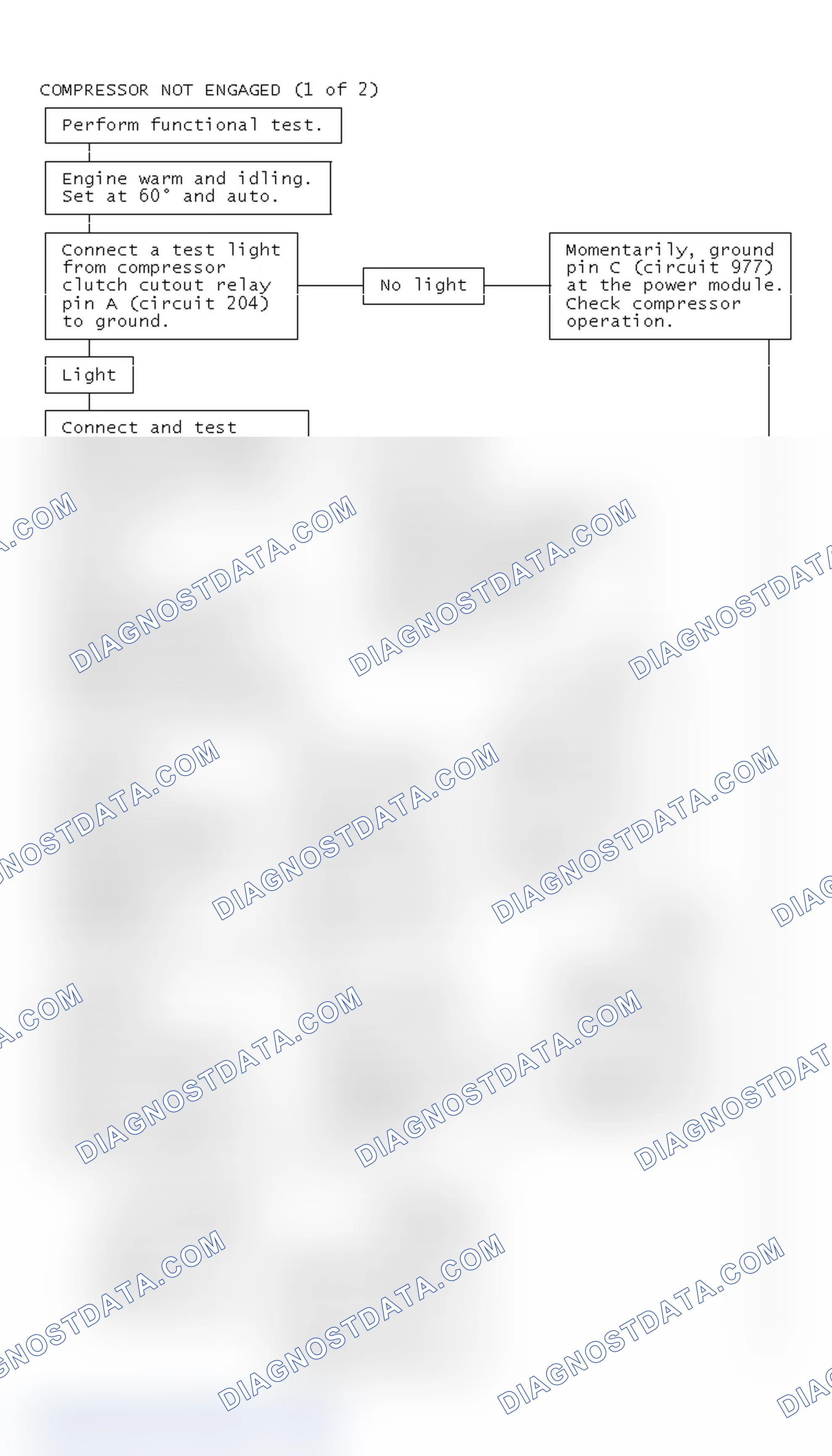 Scheme 12: Compressor Not Engaged (1 Of 2)