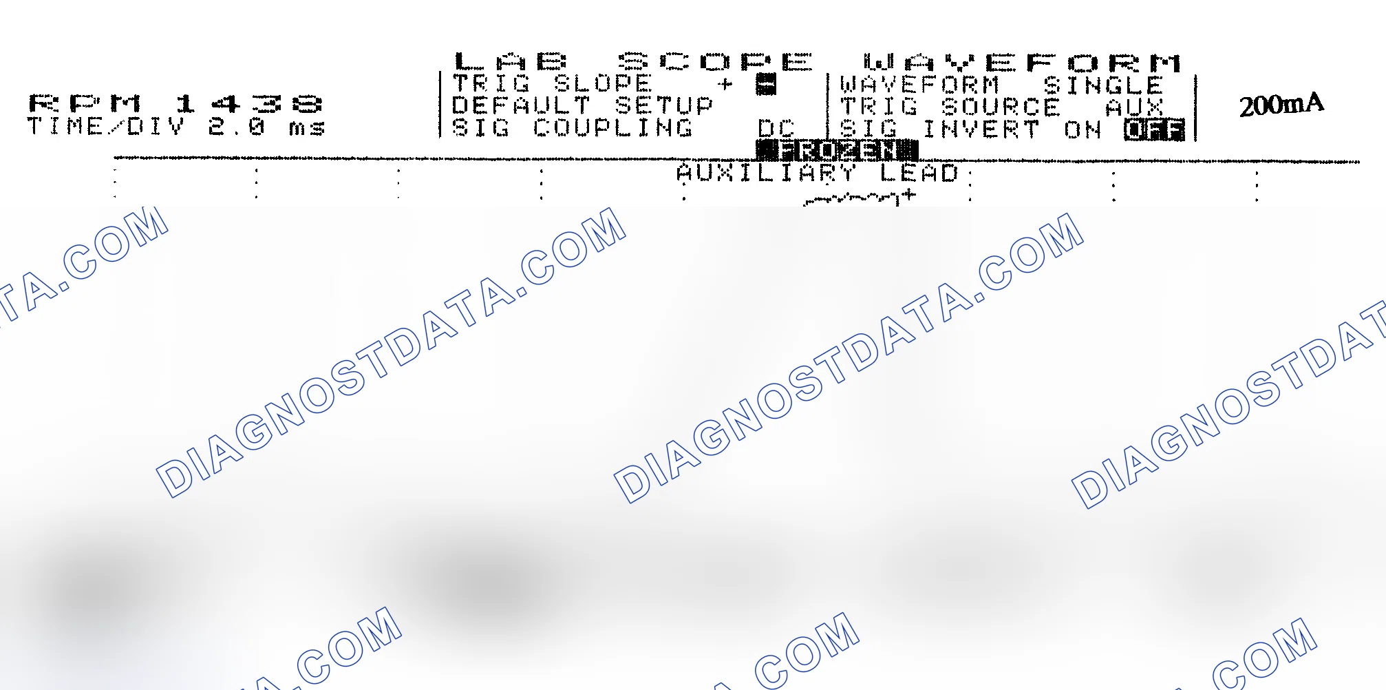 Scheme 15: Single Injector w/Normal Current Flow - Current Pattern