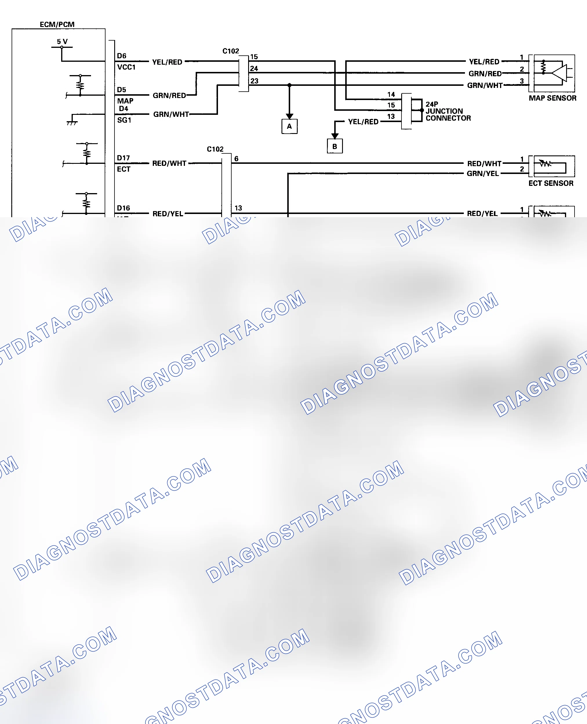Scheme 67: ECM/PCM Circuit Diagram - 2004-2005 Models