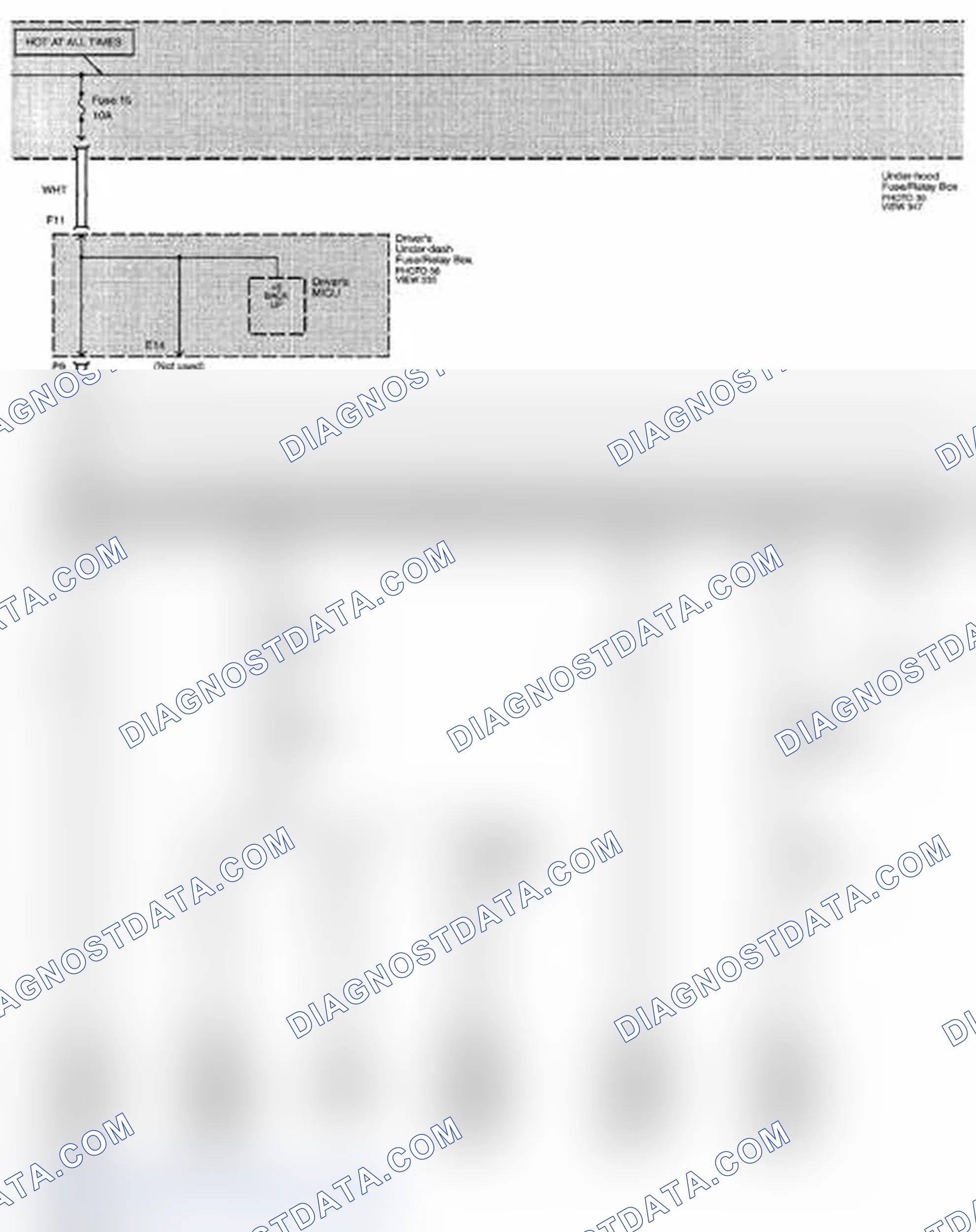 Scheme 96: Power Distribution Circuit Diagram - All Models (Page 10-13)