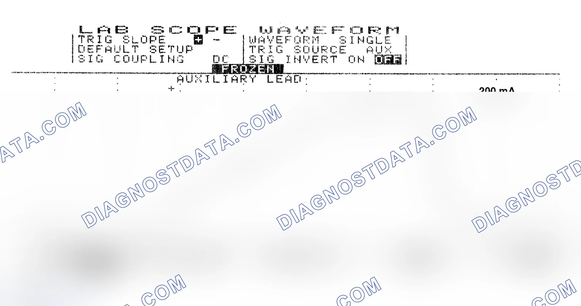 Scheme 13: Single Injector w/Normal Current Flow - Current Pattern
