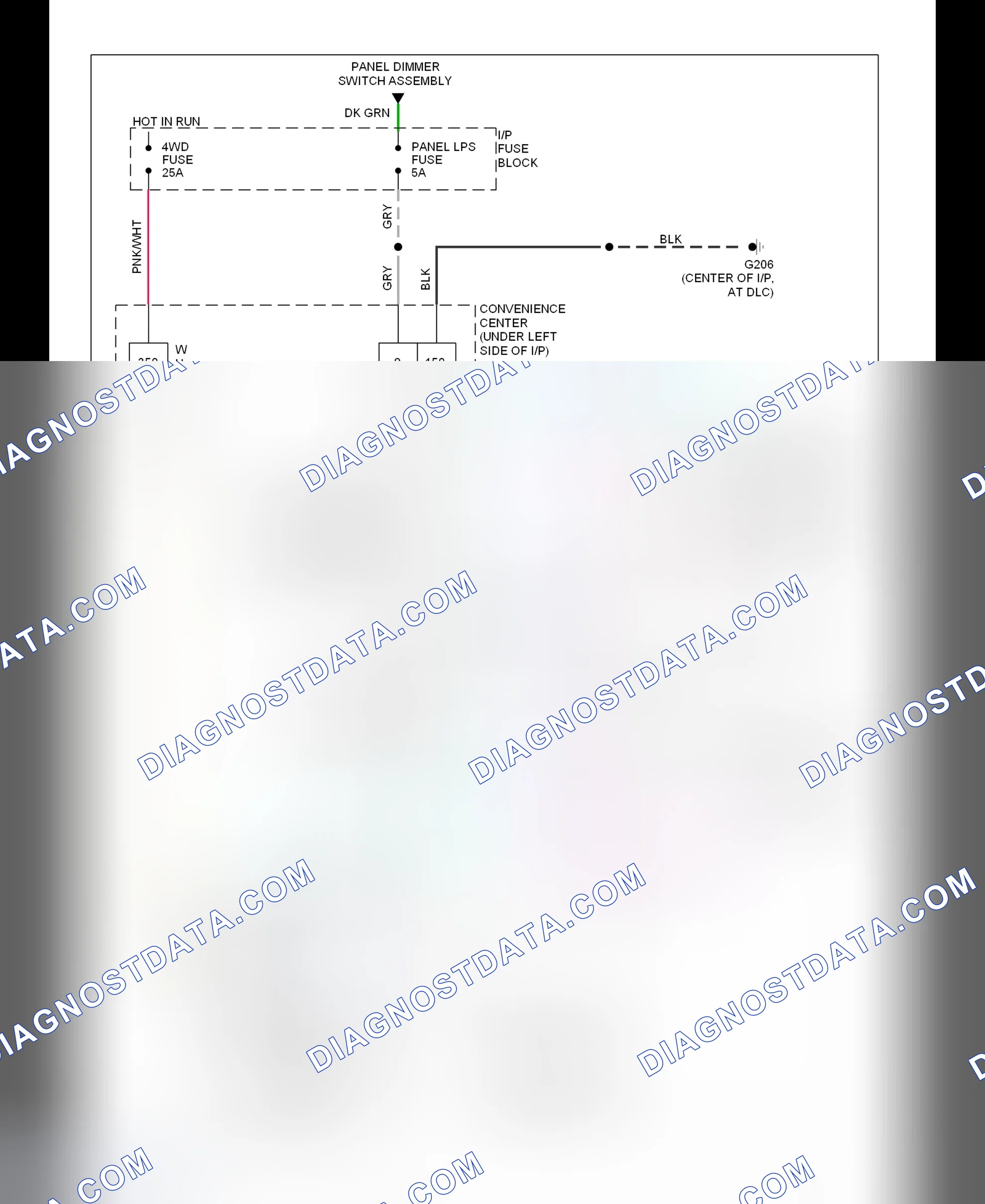 Scheme 10: Transfer Case Circuit (1994 K300)