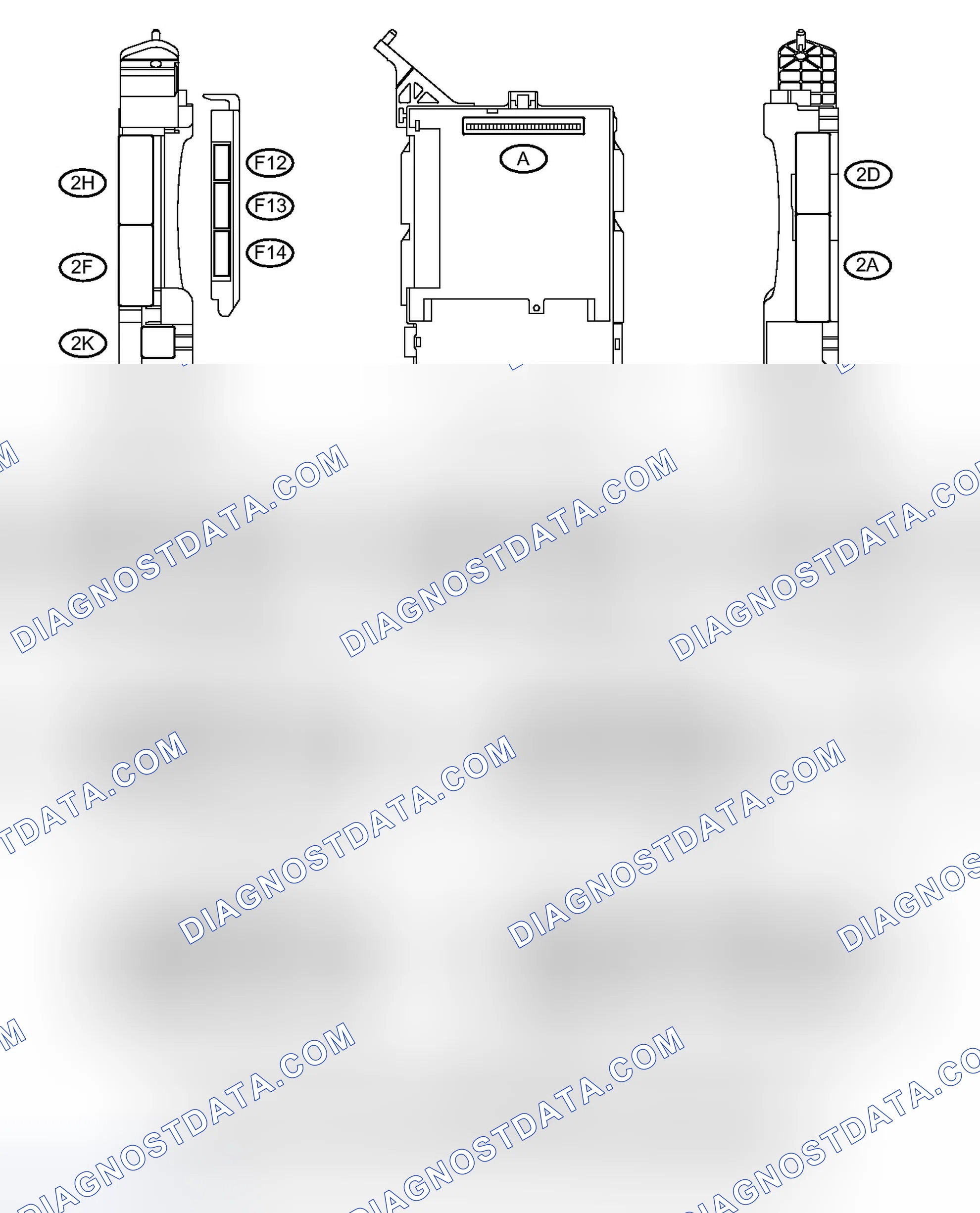 Scheme 53: TERMINALS OF ECU