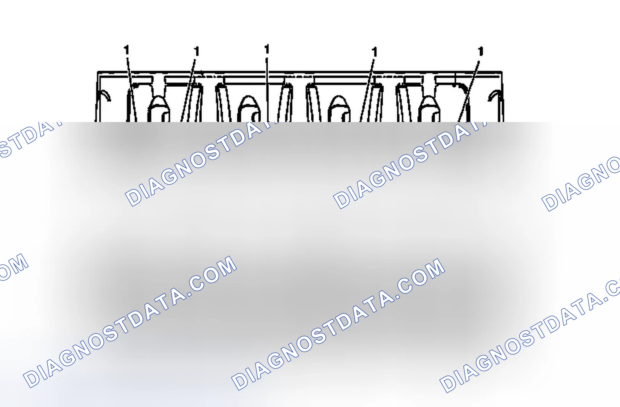 Scheme 597: Cylinder Head - Intake/Exhaust Side Views