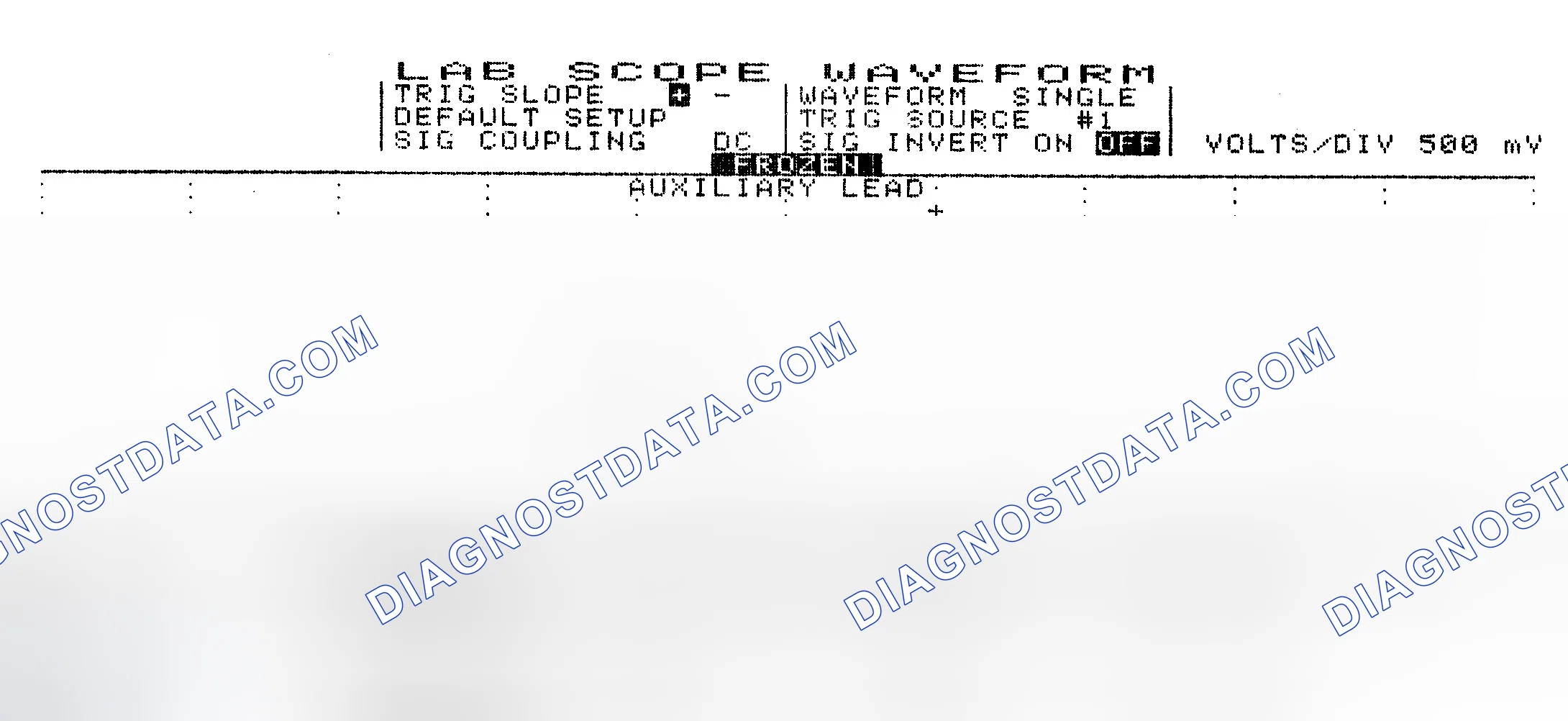 Scheme 10: Single Injector w/Excessive Current Flow - Current Pattern