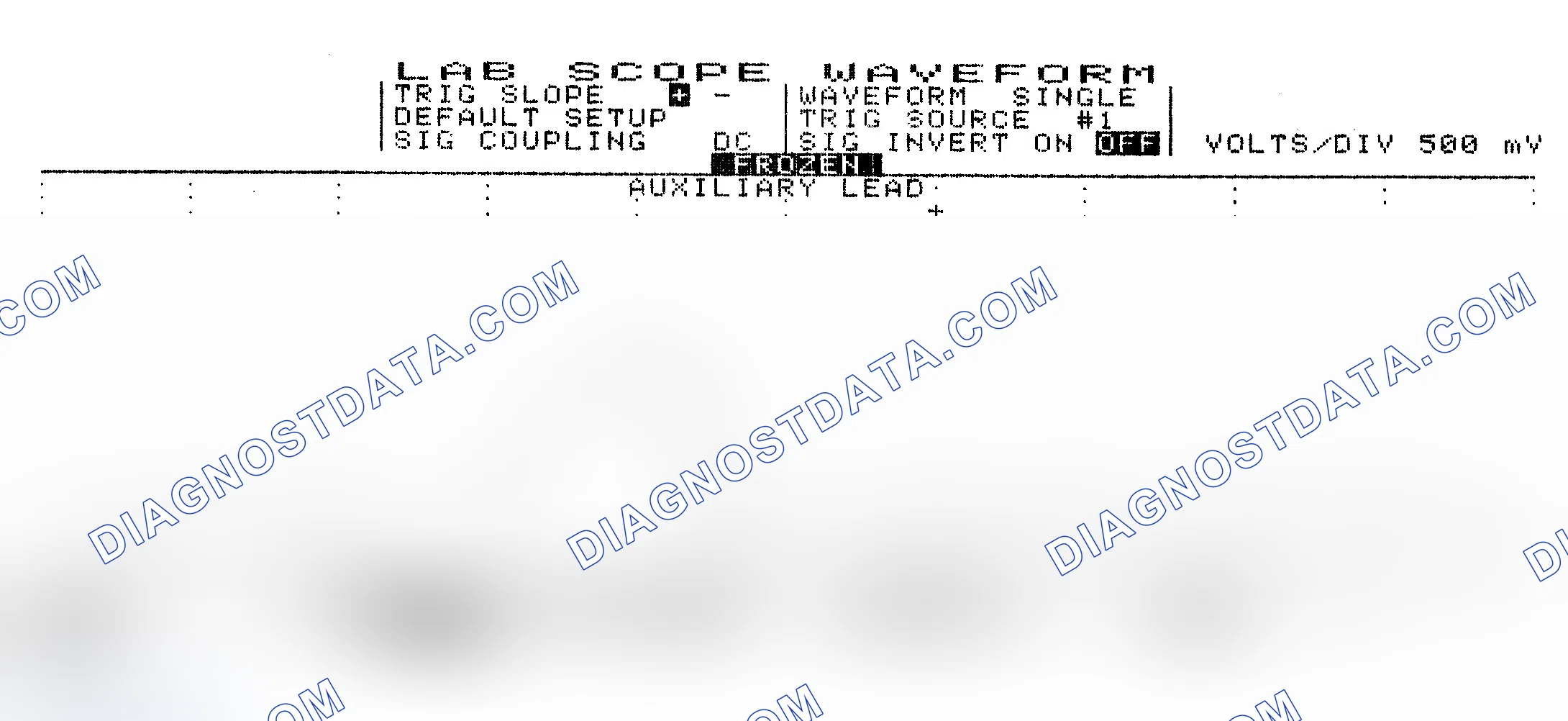 Scheme 10: Single Injector w/Excessive Current Flow - Current Pattern