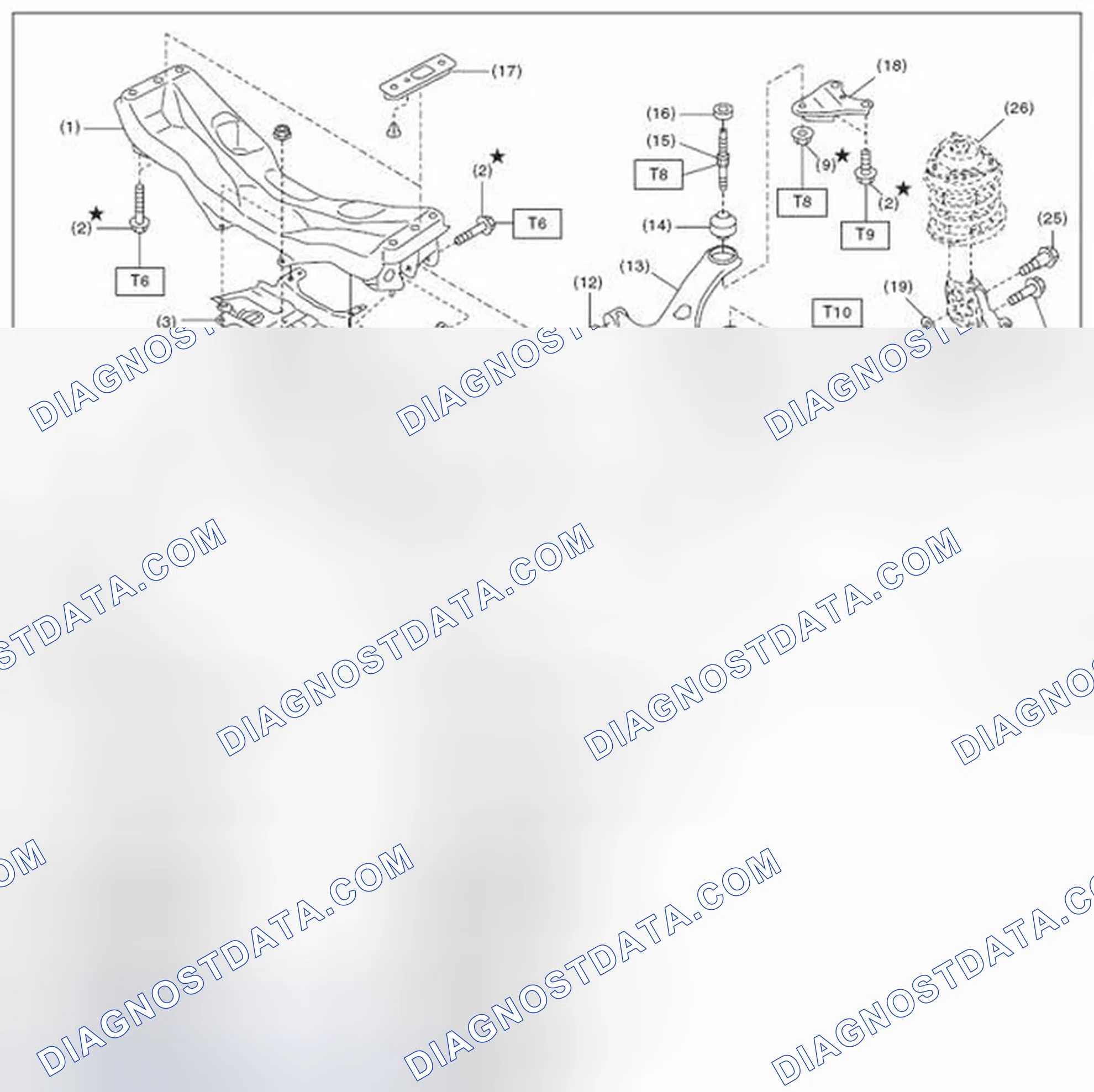 Scheme 4: FRONT SUSPENSION