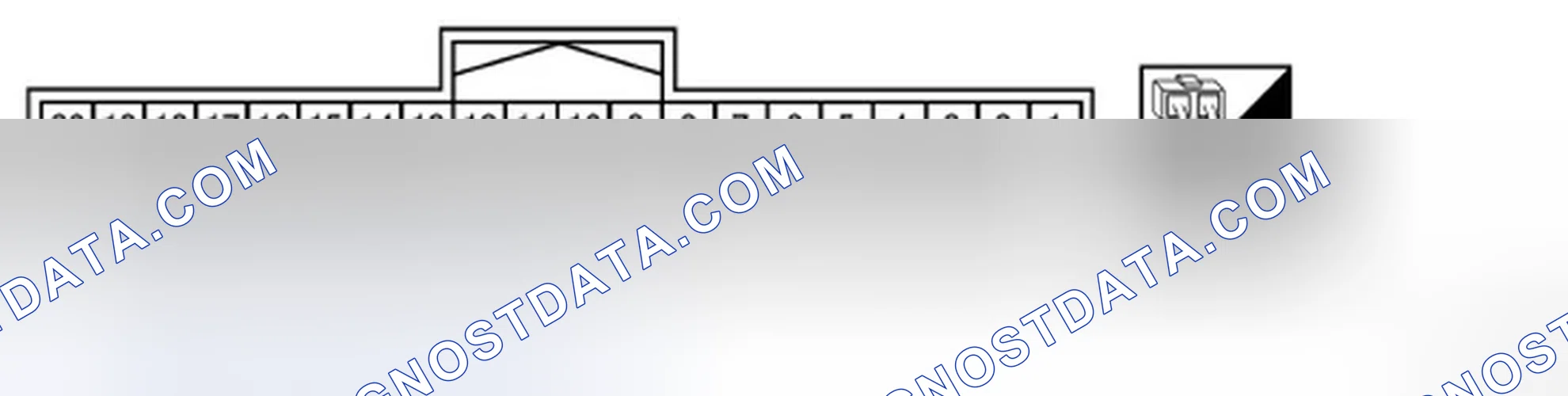 Scheme 65: Combination Meter Harness Connector Terminal Layout