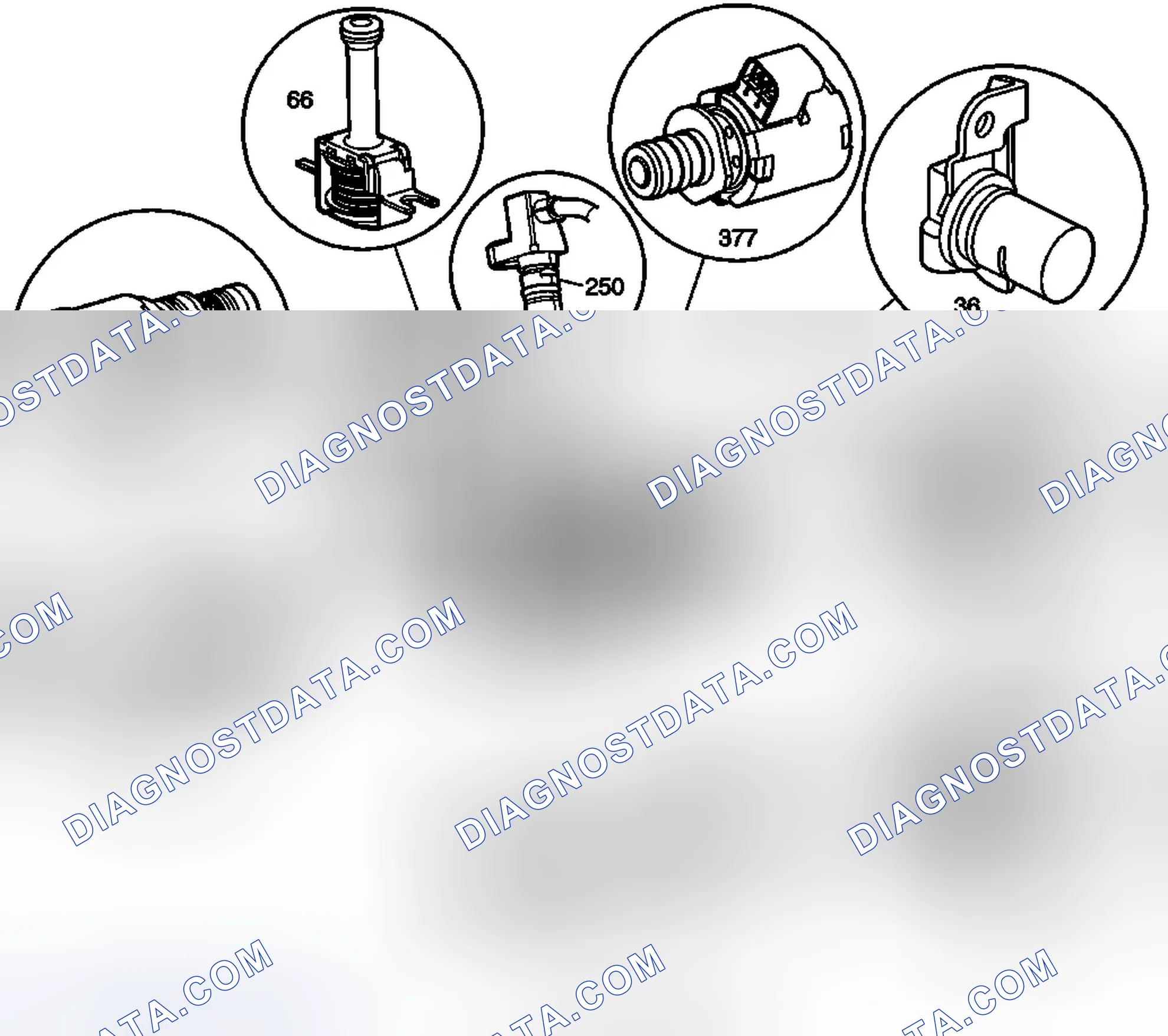 Scheme 436: Automatic Transmission Electronic Component Views