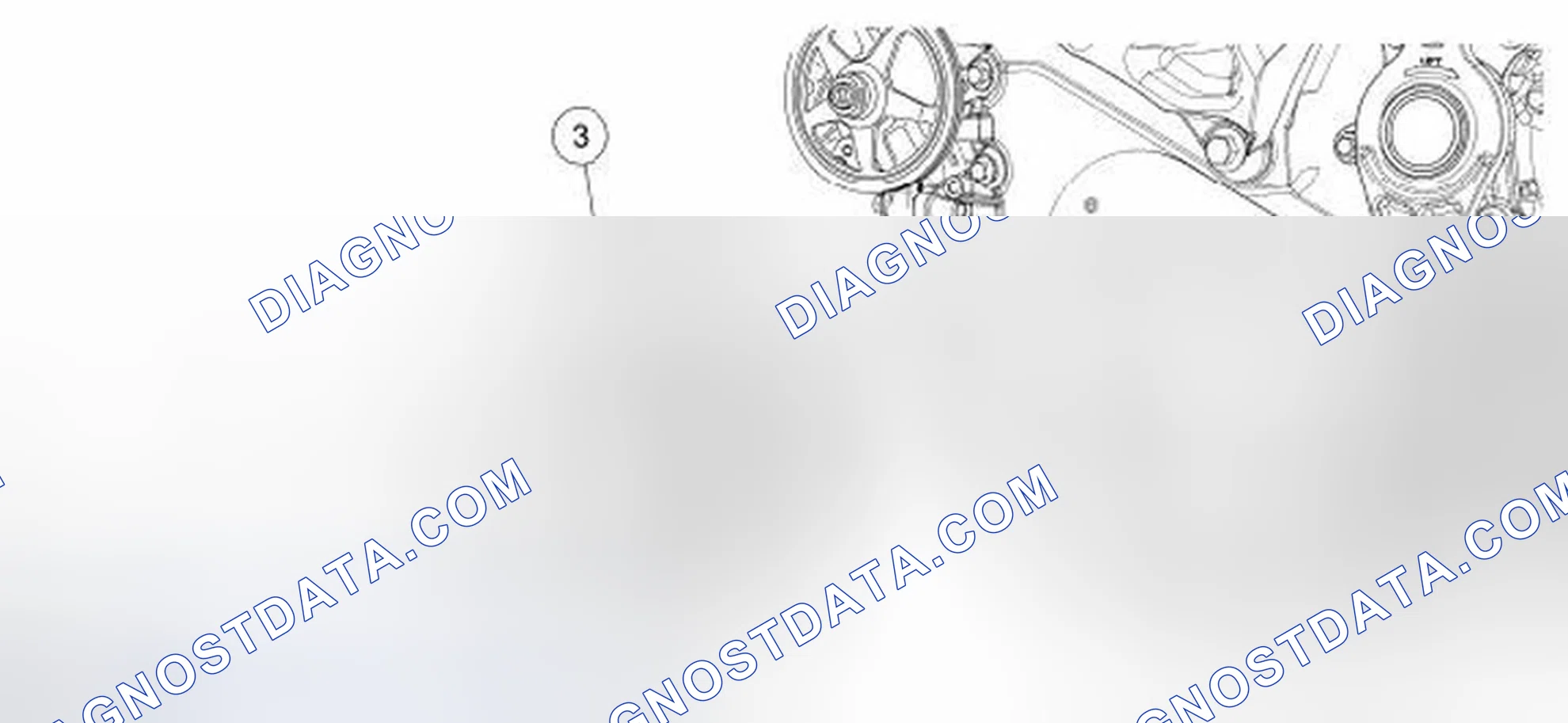 Scheme 12: Lower End Components - Exploded View, Crankshaft Pulley and Crankshaft Front Seal