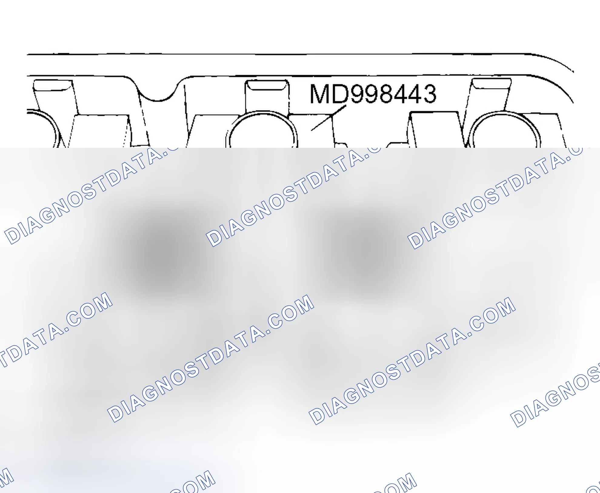 Scheme 433: >> C << ROCKER ARMS AND ROCKER ARM SHAFT INSTALLATION