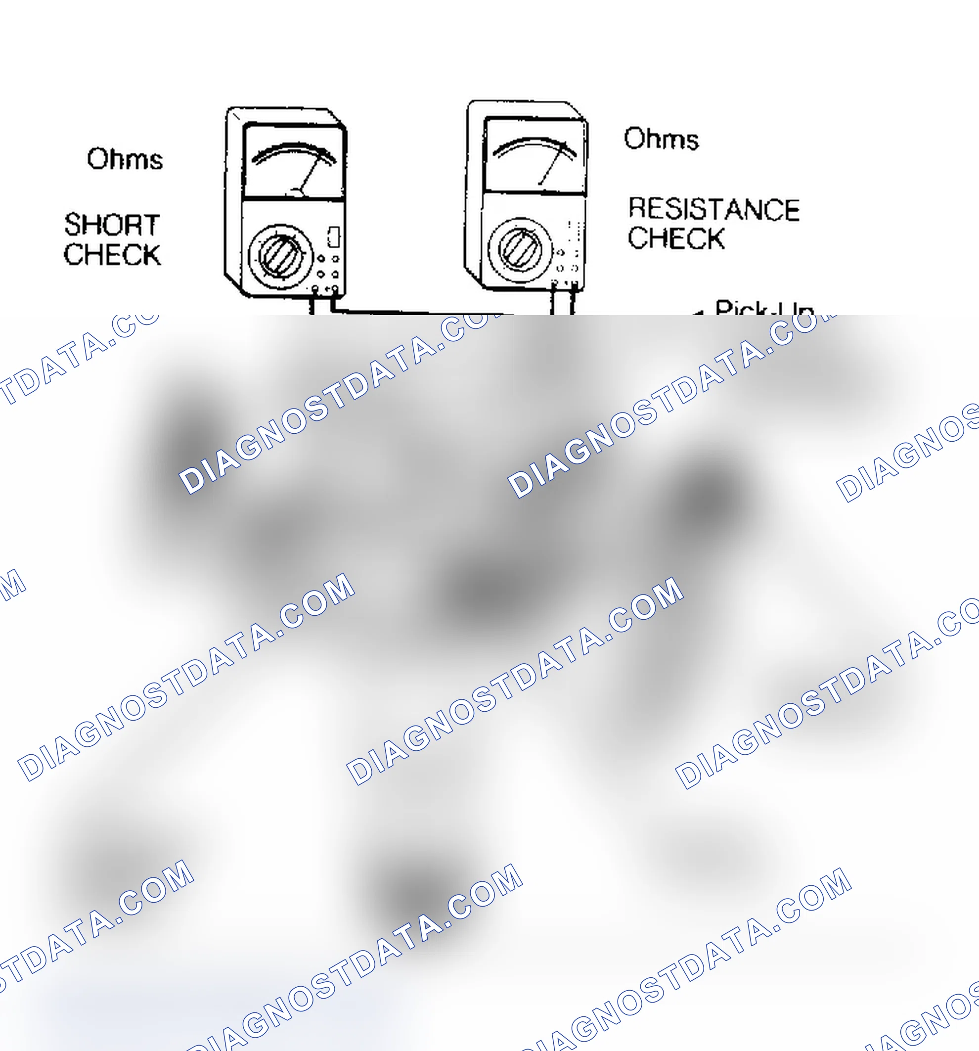 Scheme 13: DISTRIBUTOR PICK-UP COIL SHORT & RESISTANCE CHECKS
