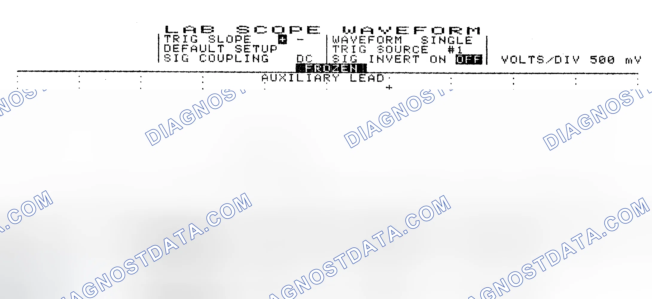 Scheme 10: Single Injector w/Excessive Current Flow - Current Pattern