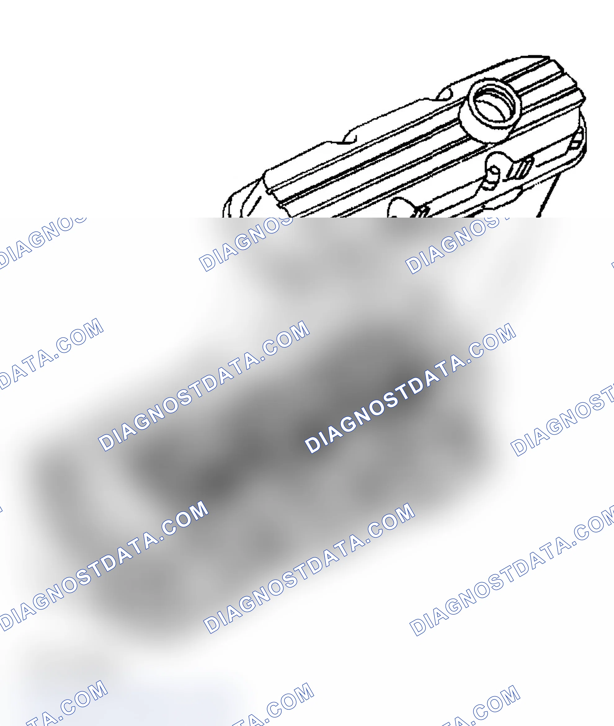 Scheme 331: Valve Rocker Arm Cover Installation - Left