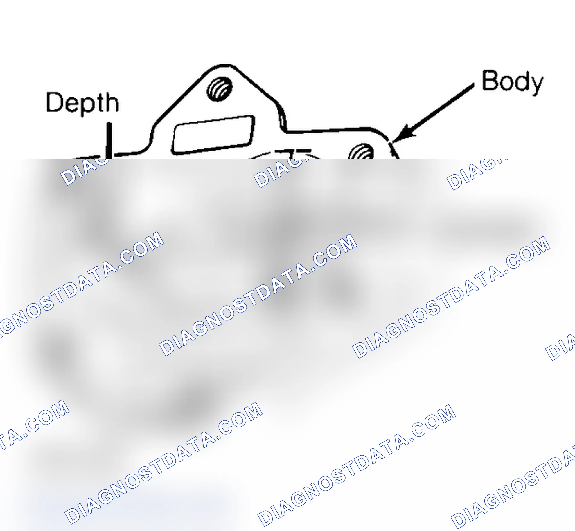 Scheme 35: Measuring Oil Pump Gear Cavity