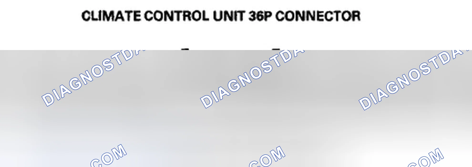Scheme 117: Climate Control Unit Inputs and Outputs