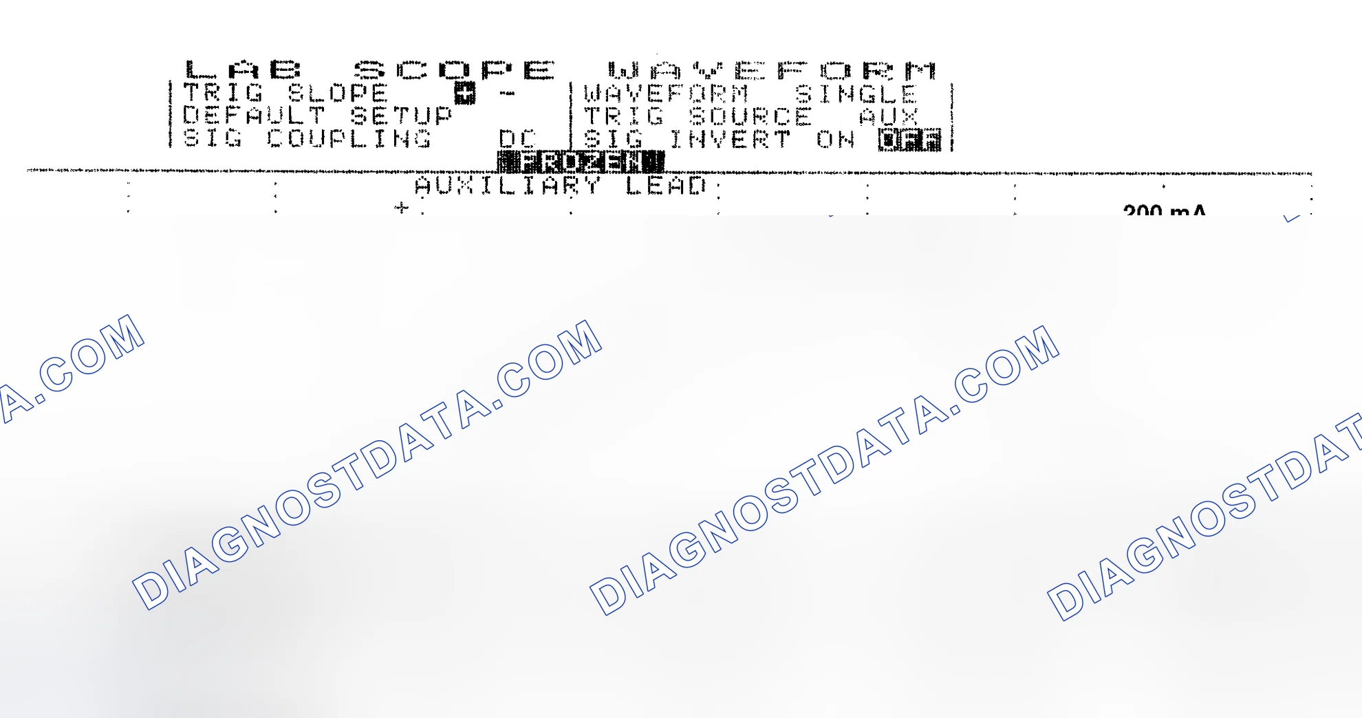 Scheme 13: Single Injector w/Normal Current Flow - Current Pattern