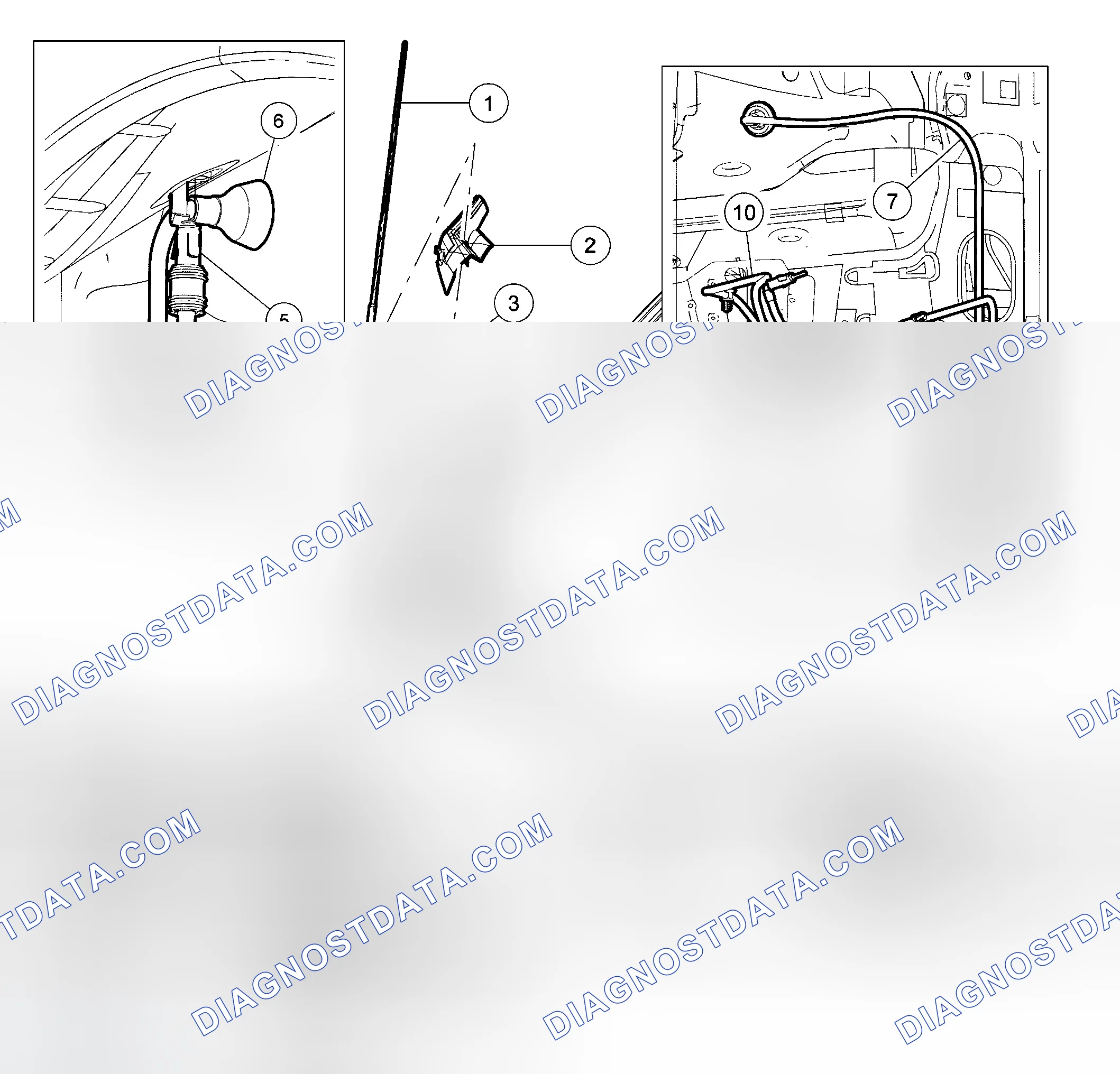 Scheme 40: Antenna and Cable - Exploded View