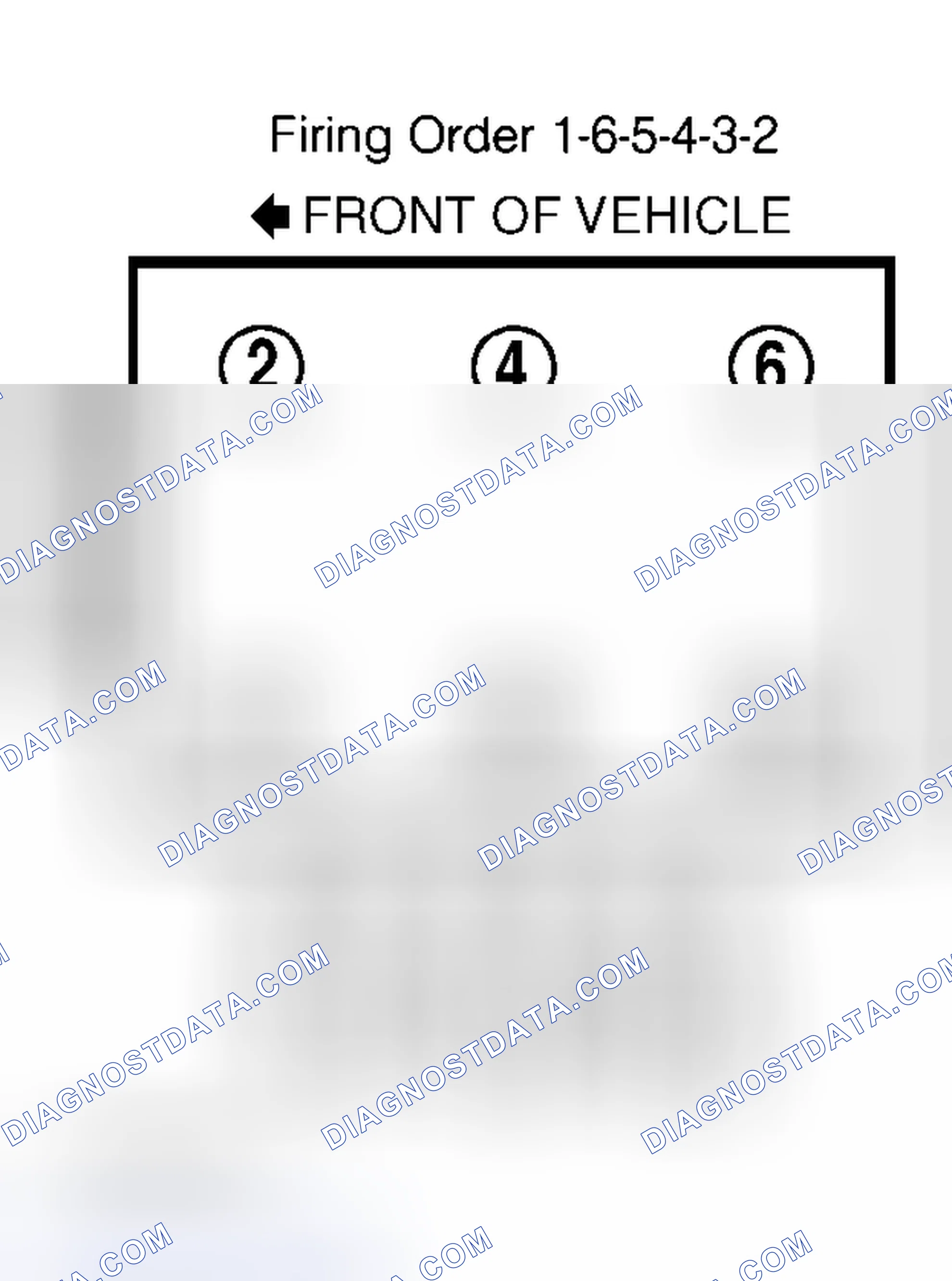 Scheme 5: Firing Order (3.8L - "F" Body)