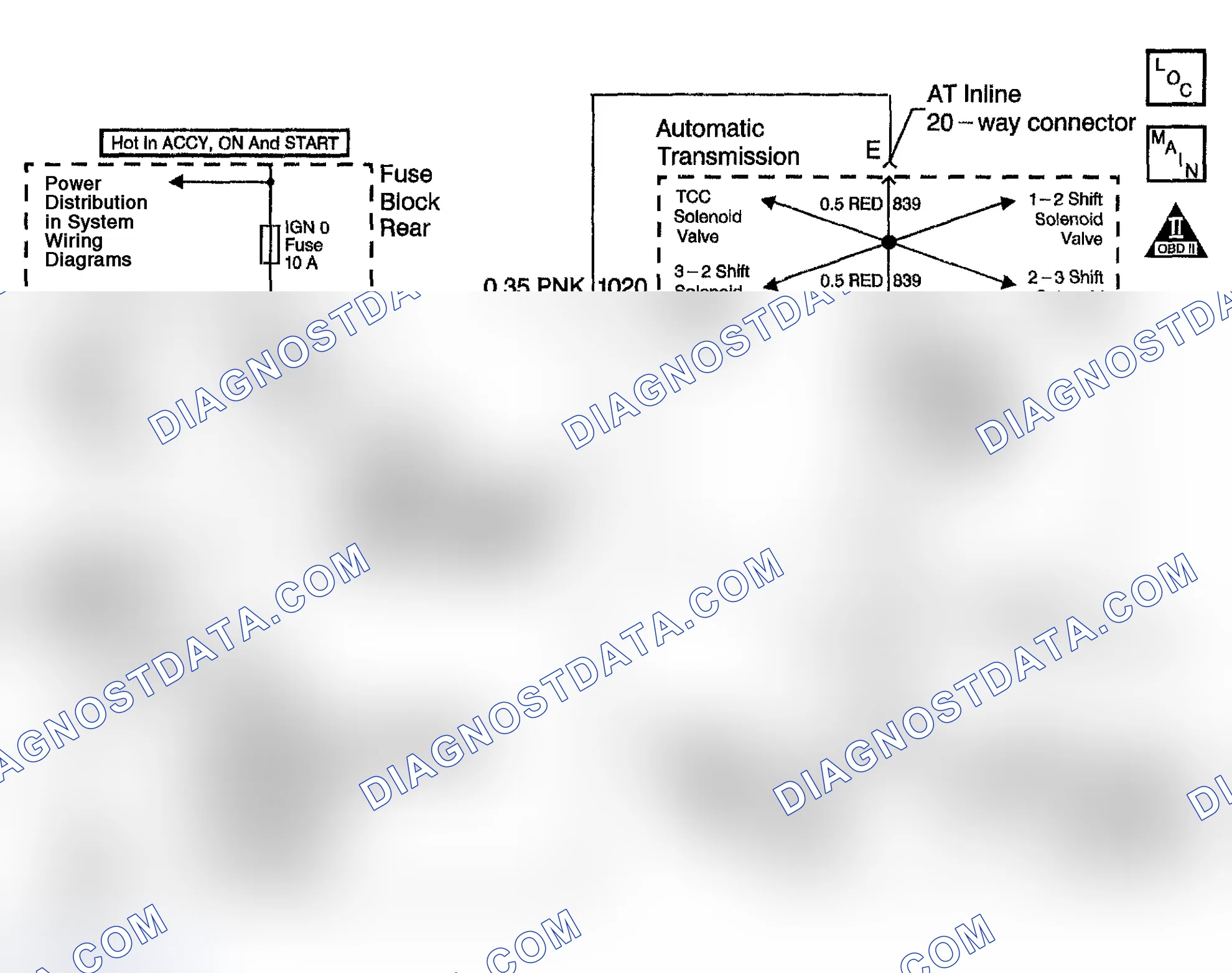 Scheme 373: DTC P1860 (4.2L): TCC PWM Solenoid Circuit Electrical