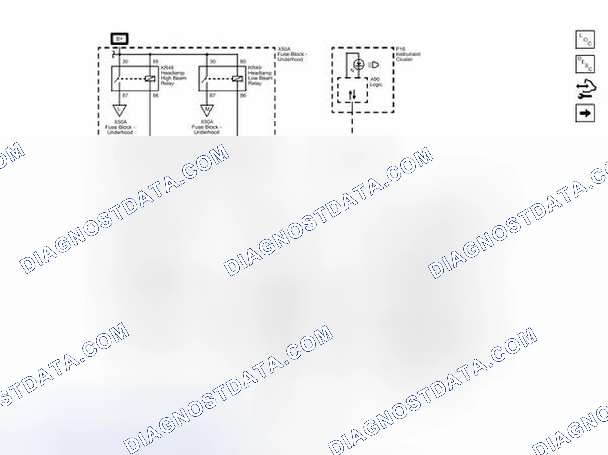Scheme 1: Headlamp Controls Wiring Schematics