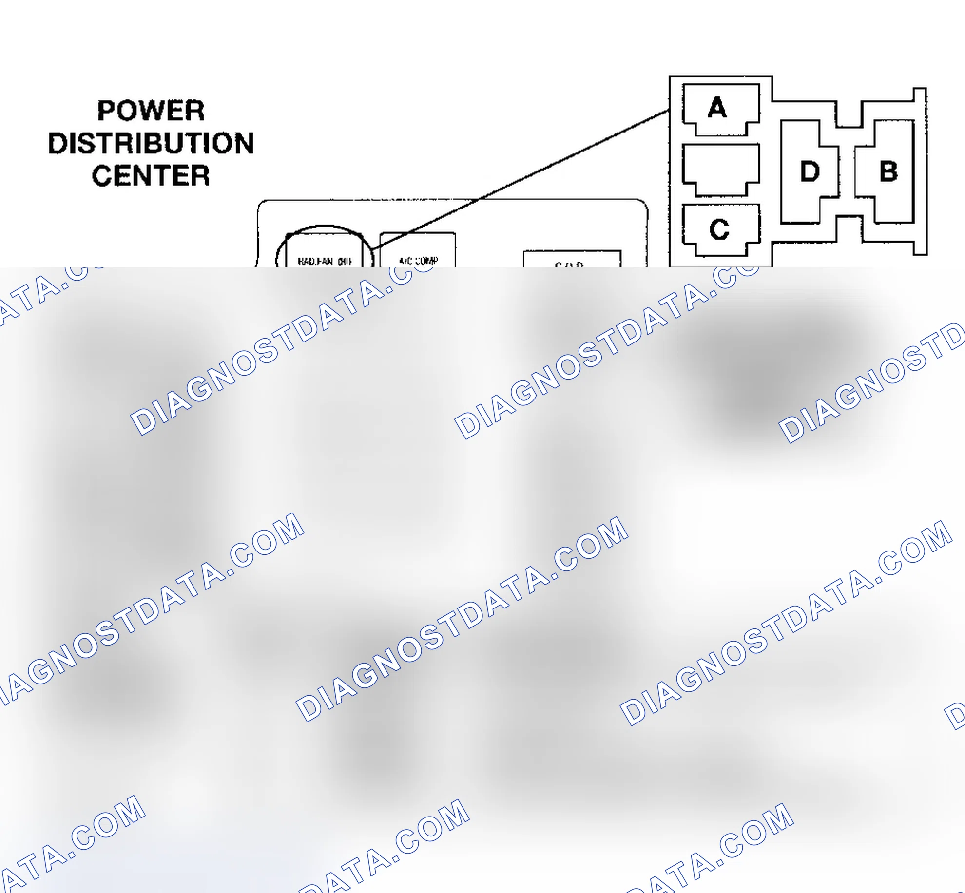 Scheme 44: TEST TC-93A - HIGH SPEED FAN CONTROL RELAY CIRCUIT