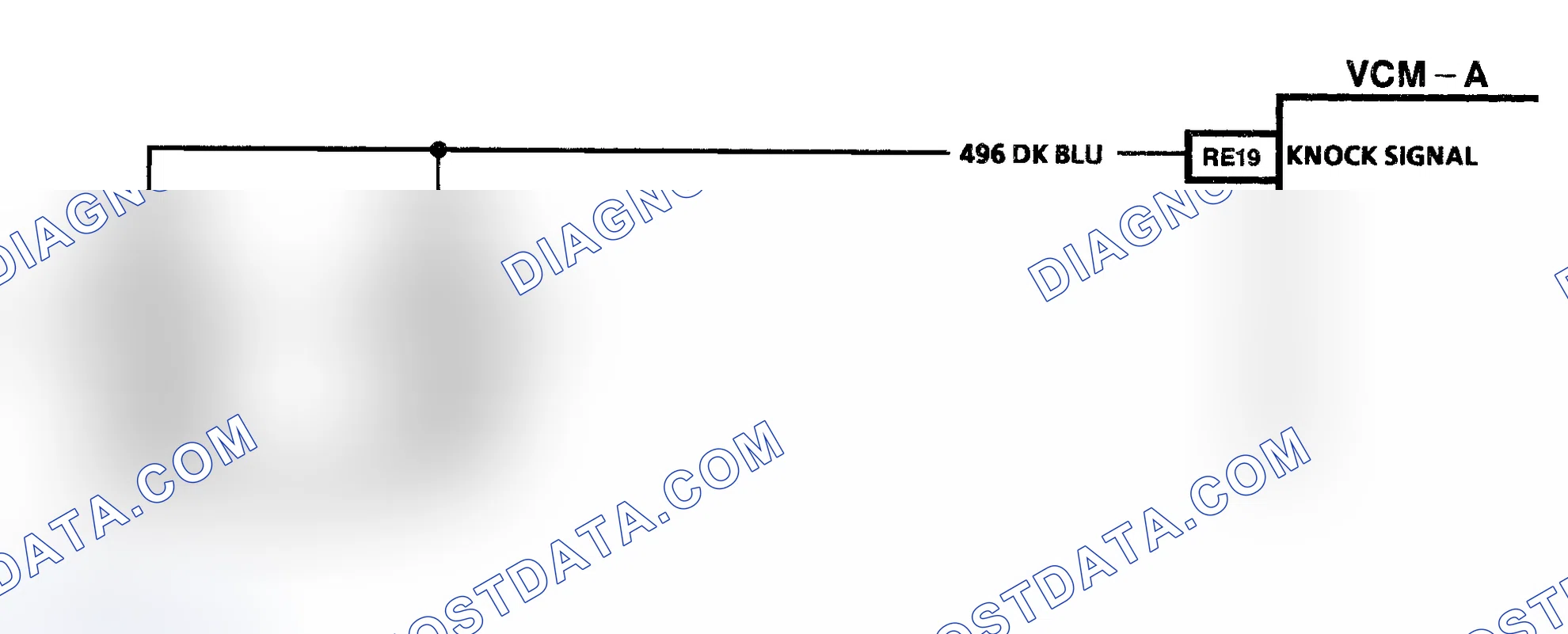 Scheme 181: Code P0325/326 Schematic ("S" & "T" Series 4.3L - VIN W) Knock Sensor Open Or Shorted