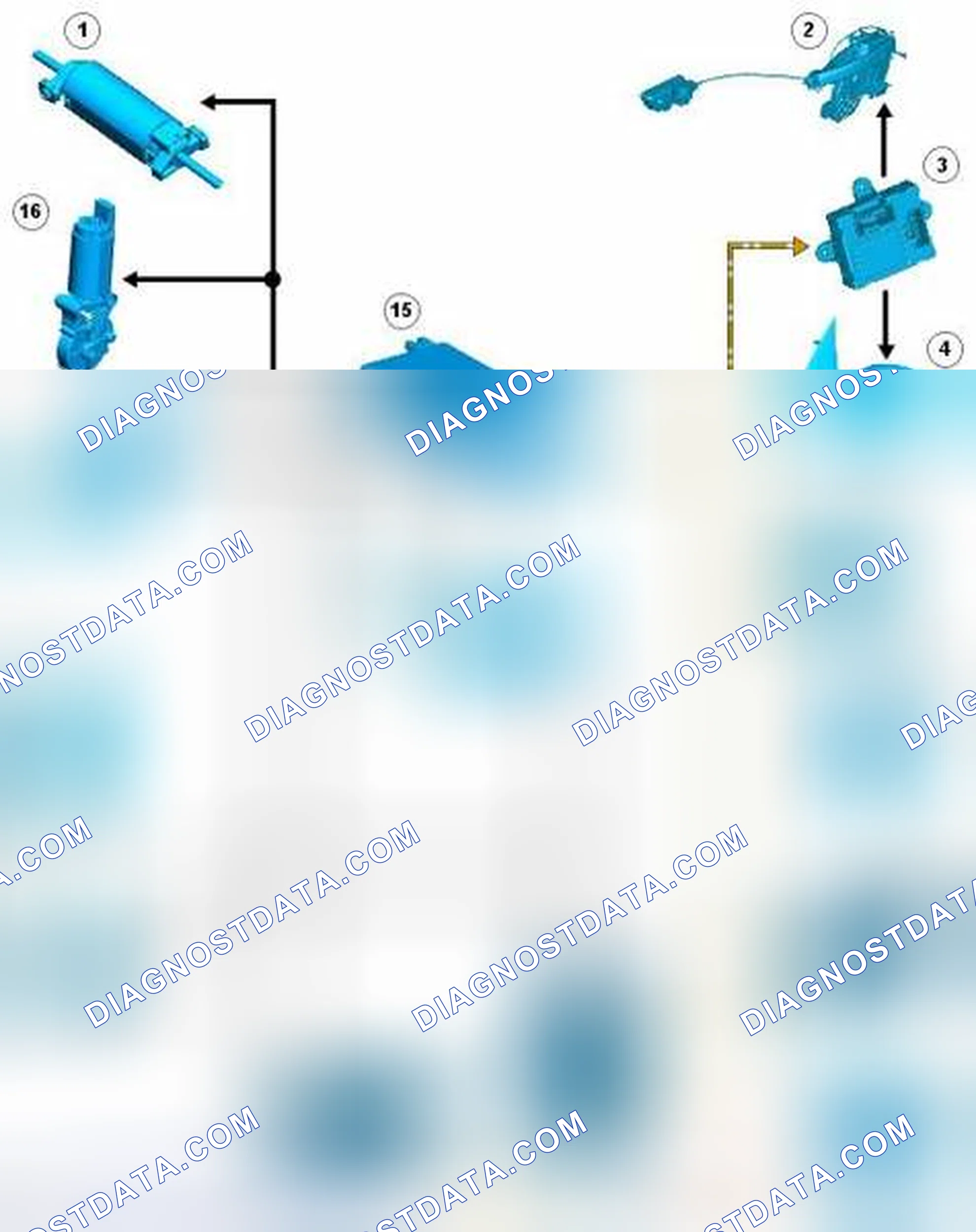 Scheme 73: CONTROL DIAGRAM - DRIVER'S POWER OPERATED MEMORY SEAT (SHEET 2 OF 3)