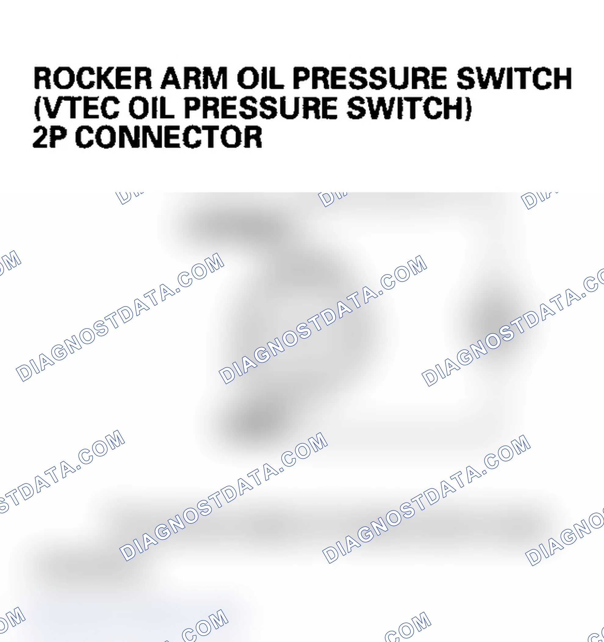 Scheme 460: DTC P2647: Rocker Arm Oil Pressure Switch (VTEC Oil Pressure Switch) Circuit High Voltage (2006 Mode