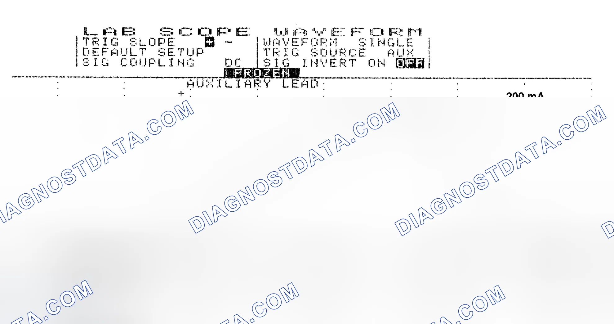 Scheme 13: Single Injector w/Normal Current Flow - Current Pattern