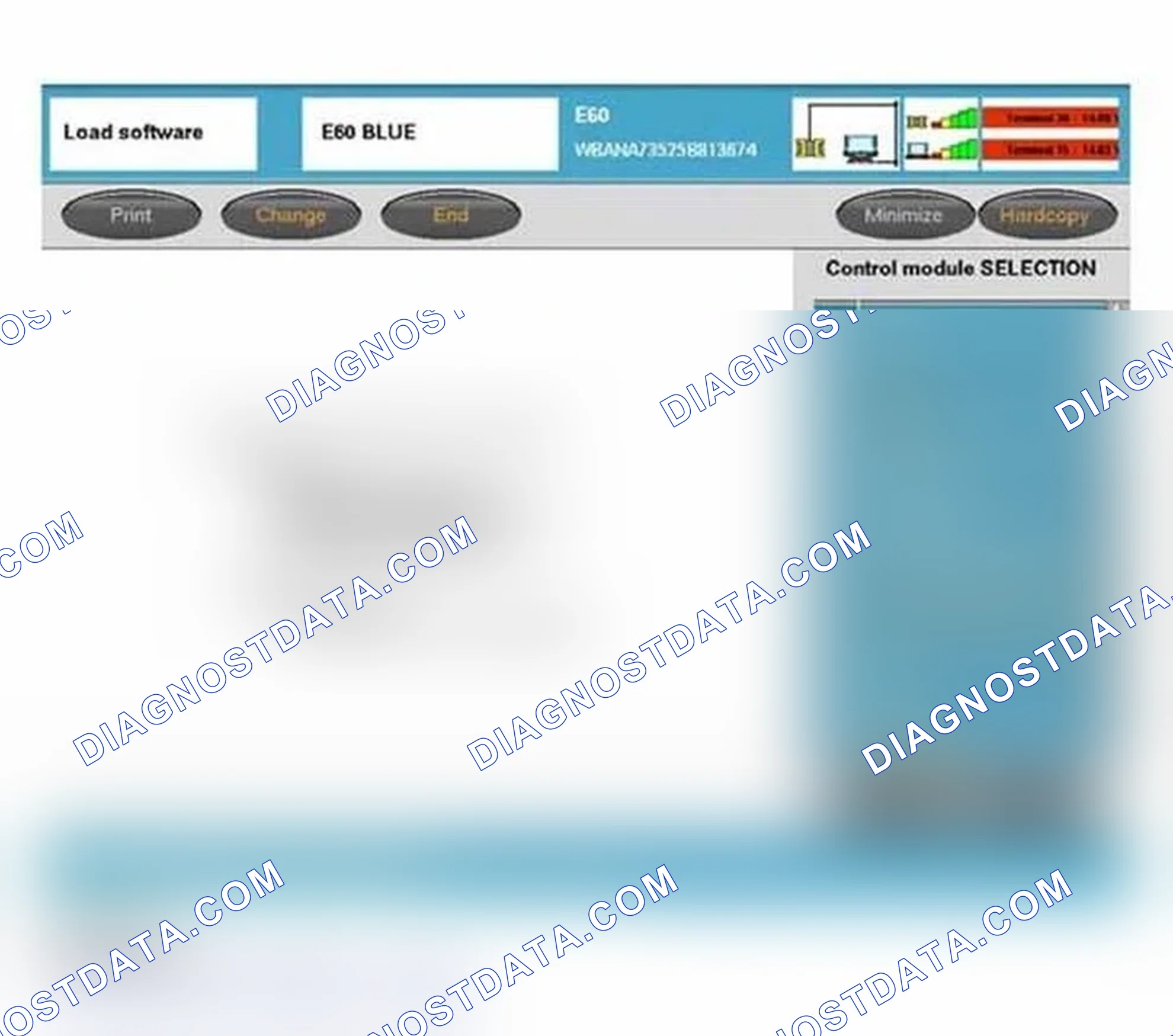 Scheme 163: Control Module Selection - Programming - Update Software