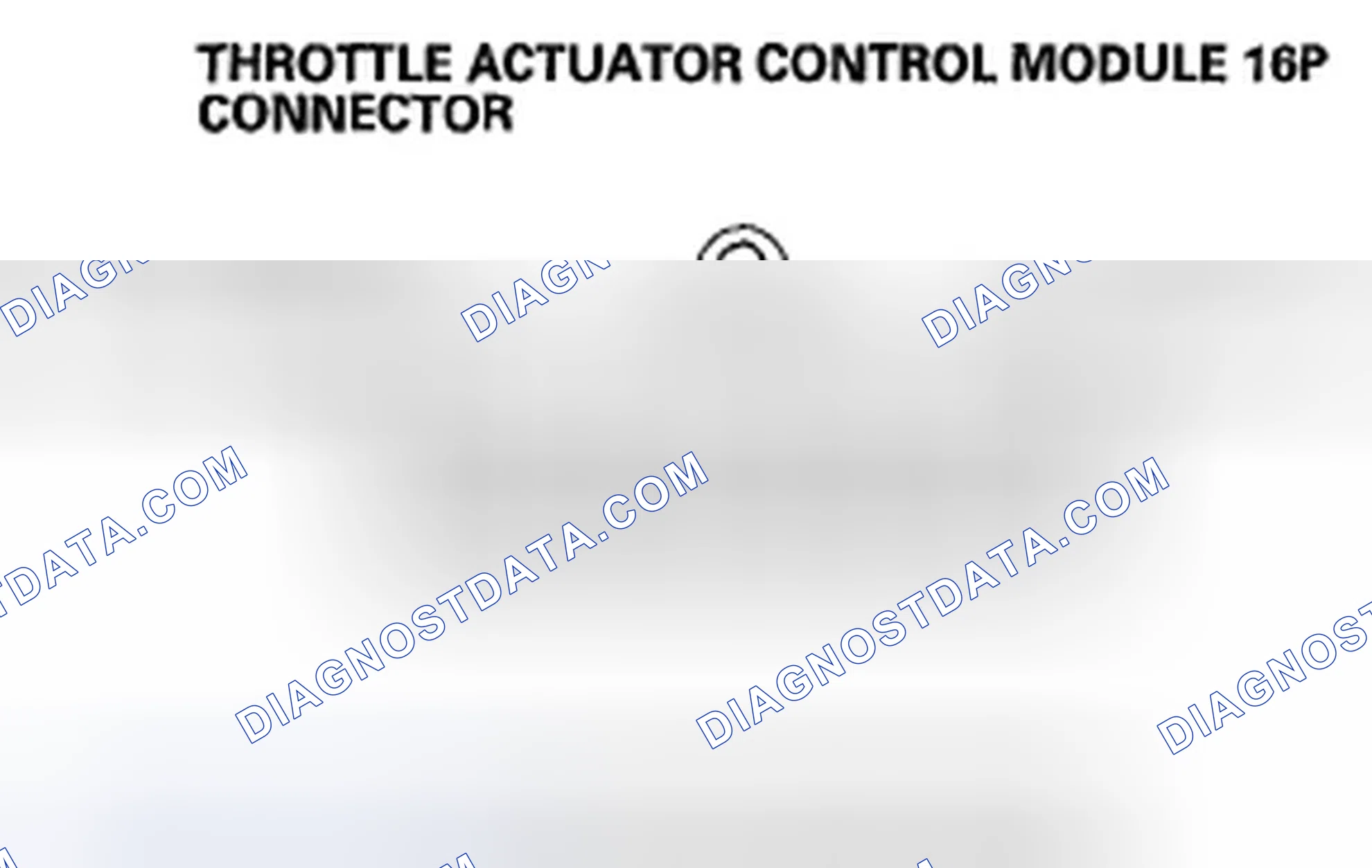 Scheme 32: DTC P2118: Throttle Actuator Current Range/Performance Problem