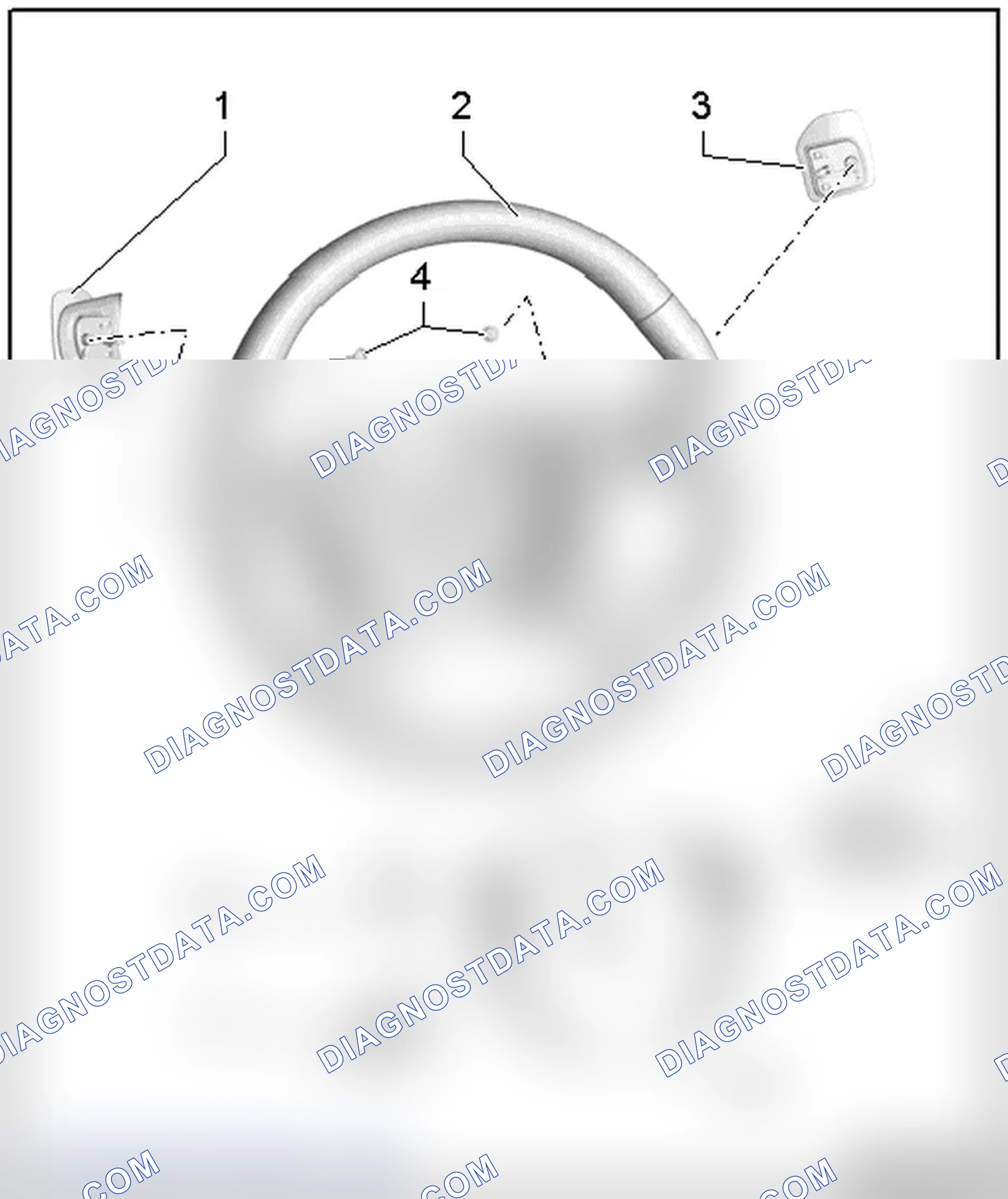 Scheme 233: 4-SPOKE STEERING WHEEL OVERVIEW, FROM MY 13