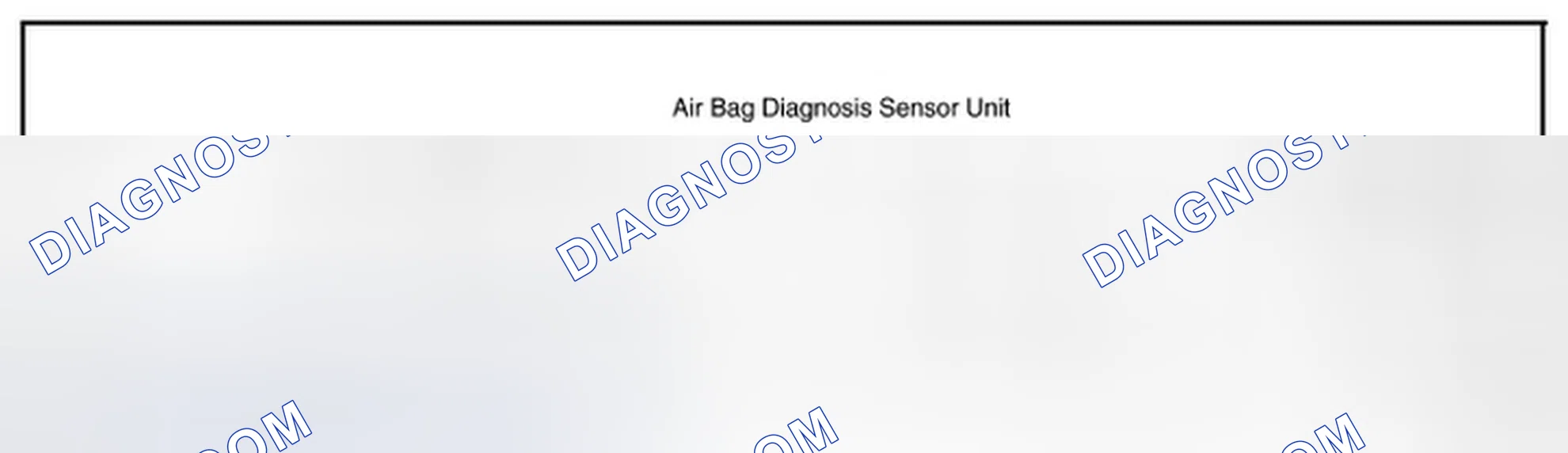 Scheme 25: Air bag subsystem