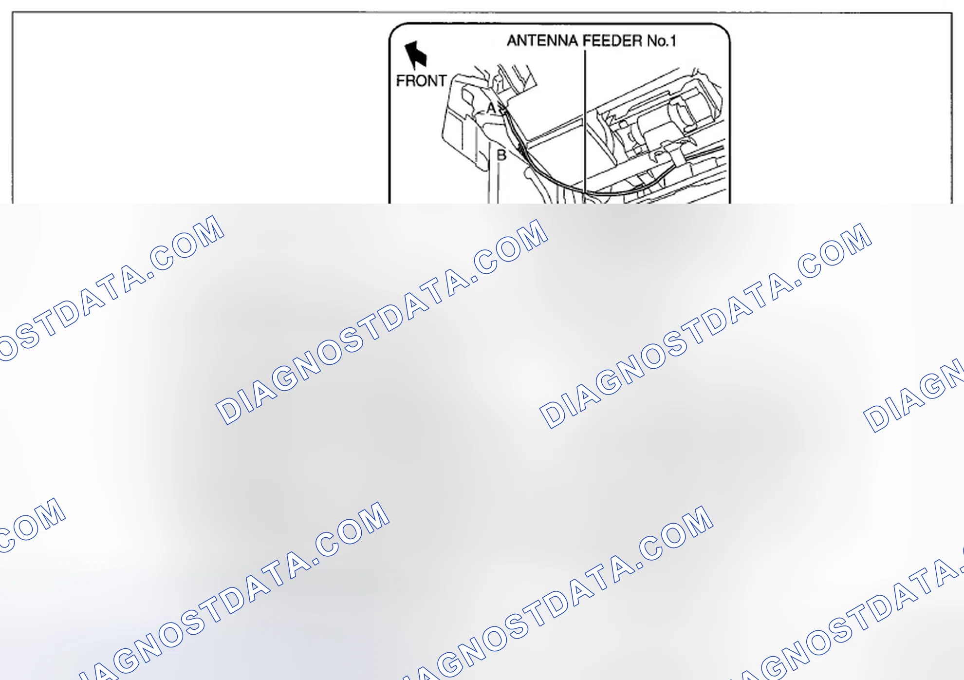 Scheme 68: ANTENNA FEEDER NO.1 REMOVAL/INSTALLATION