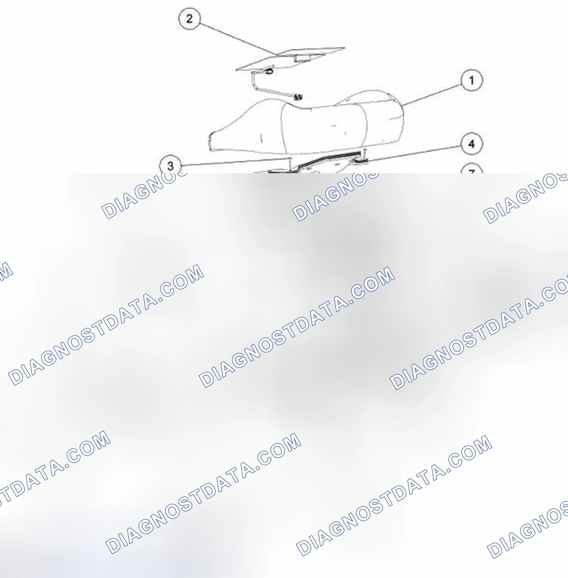 Scheme 44: Seat Cushion - Front, Passenger