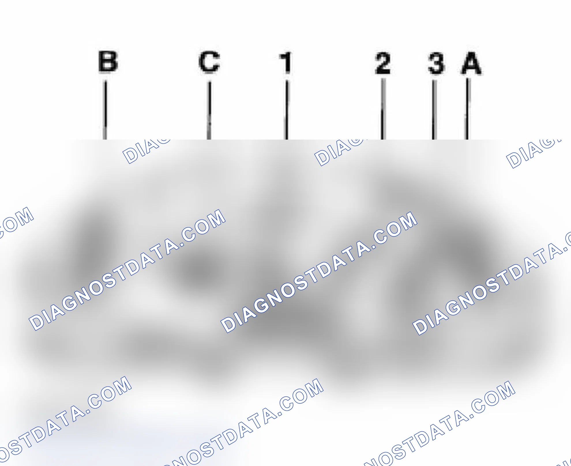 Scheme 1: Identifying Instrument Cluster Electrical Connectors (Up To M.Y. 1999)