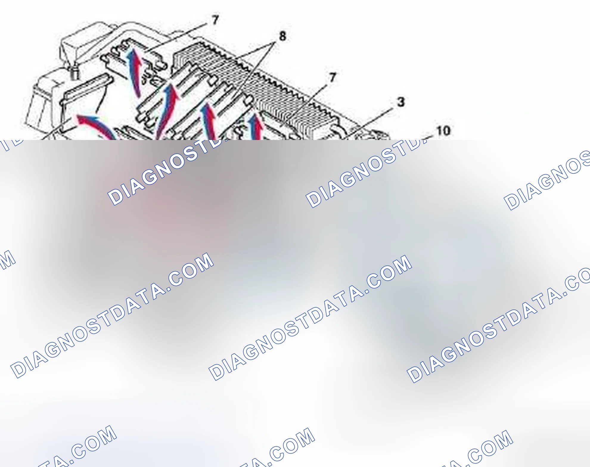 Scheme 67: Automatic air conditioning box, purpose - GF83.40-P-2105-03P