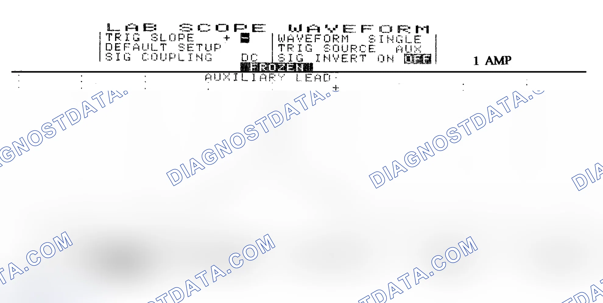 Scheme 335: Injector Waveform (Current) - Cursors Used - Known Good