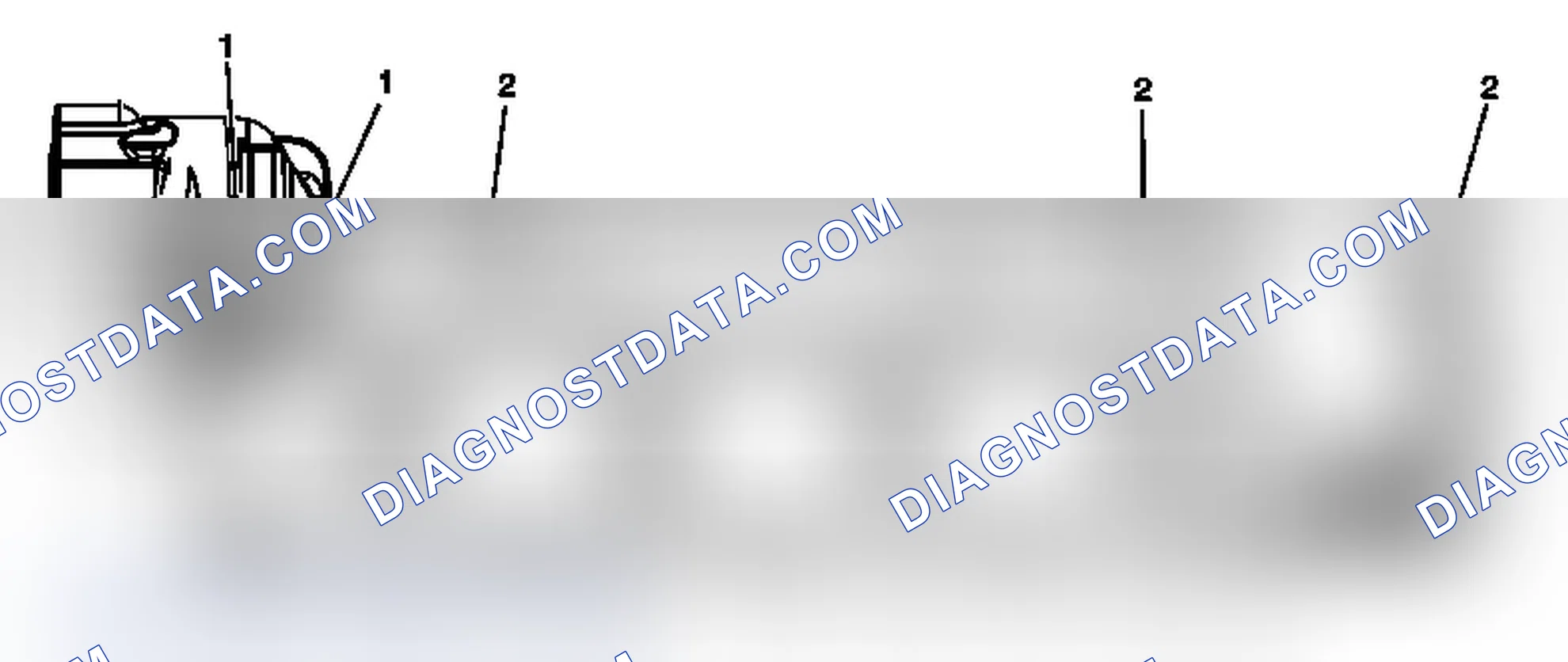 Scheme 133: Cylinder Head - Exhaust Manifold Deck View