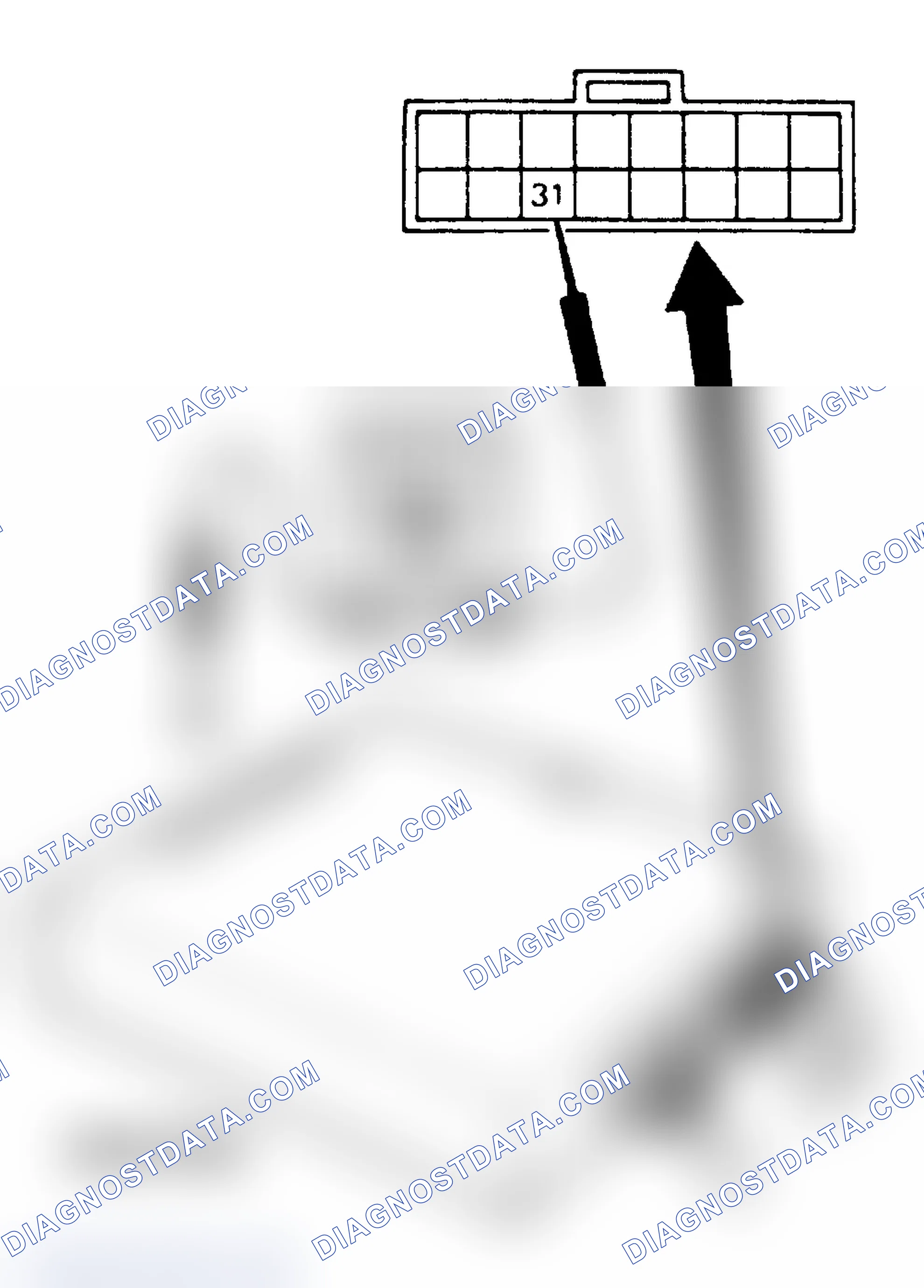 Scheme 32: ECU Connector Terminals (300ZX)