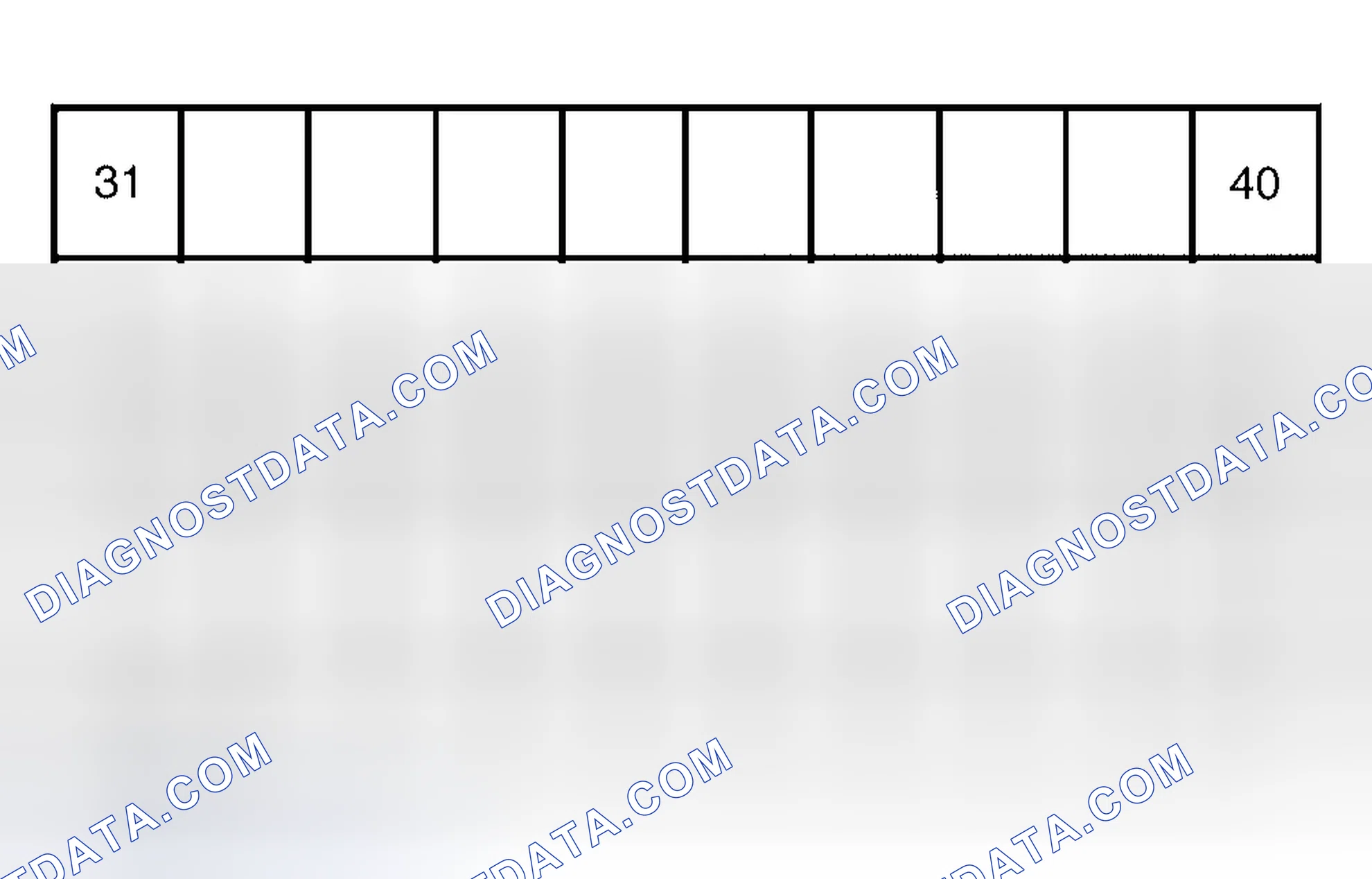 Scheme 4: Control Module Connector Terminal Identification (40-Pin Connector)