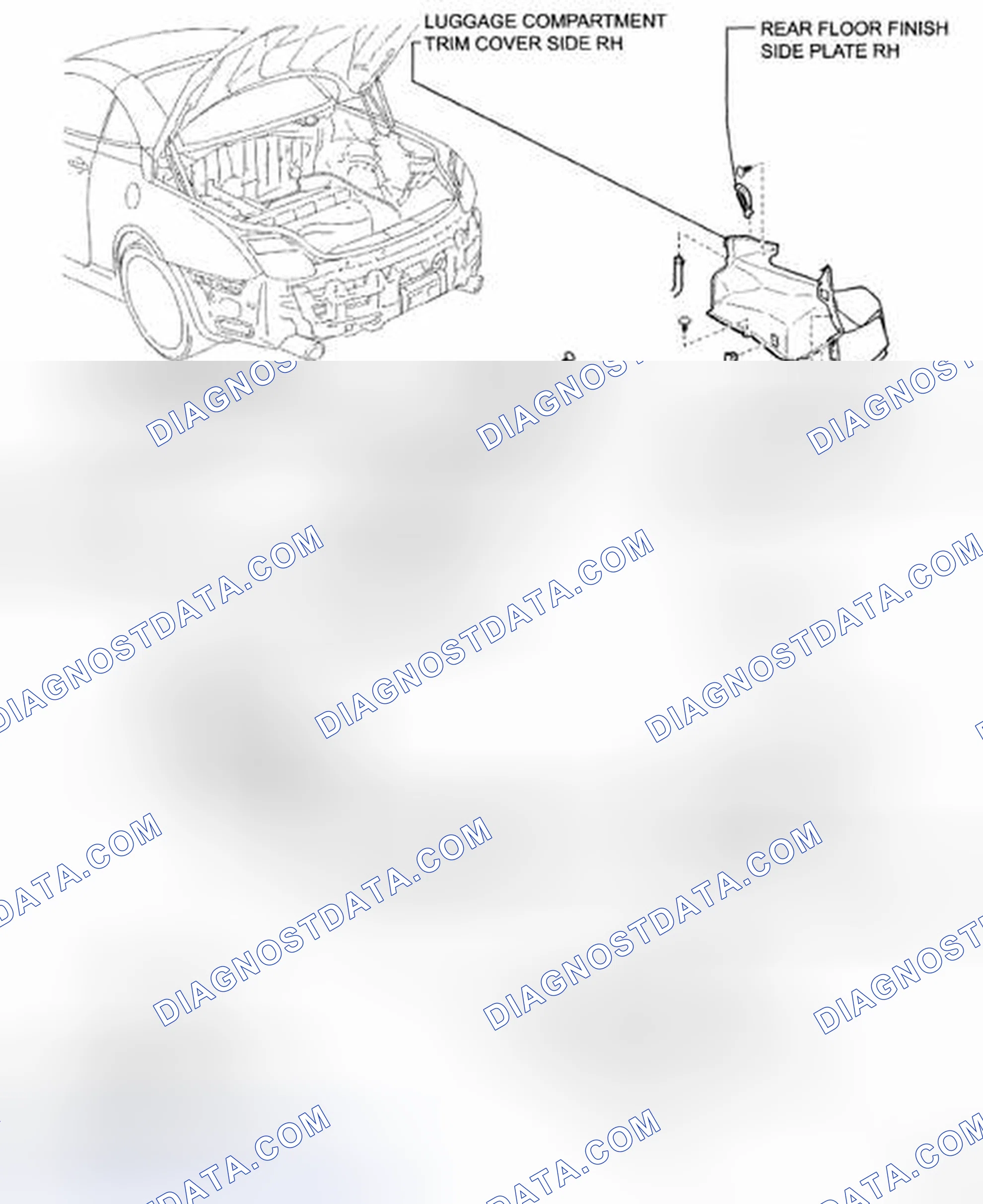 Scheme 176: Identifying License Plate Light Assembly Components (1 Of 2)