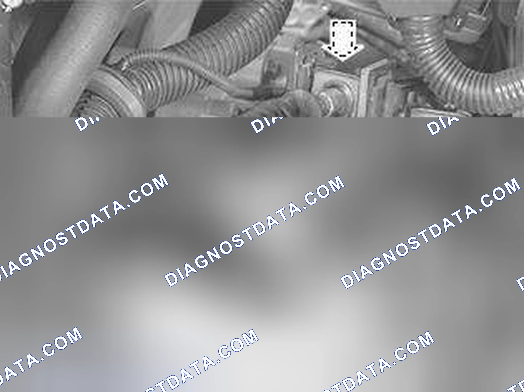 Scheme 1630: Installing the gearbox cable bracket on the gearbox and the cables on the levers