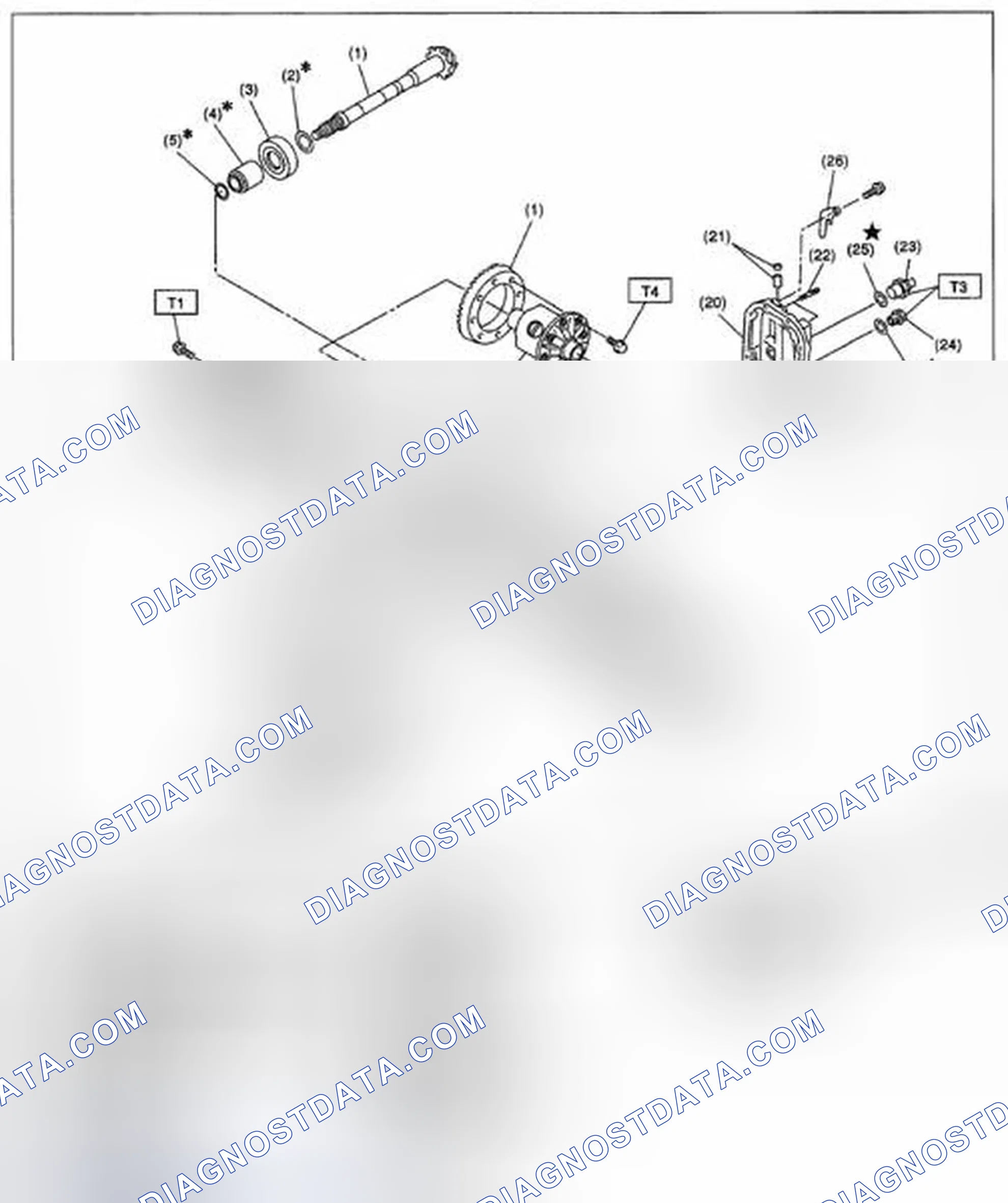 Scheme 70: REAR DIFFERENTIAL WITH LSD (T-TYPE)