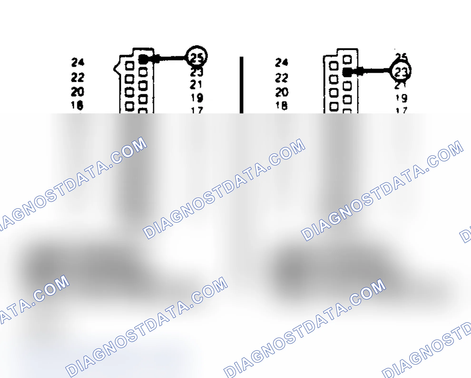 Scheme 136: Logic Module Red & Blue Connectors Viewed From Wire End