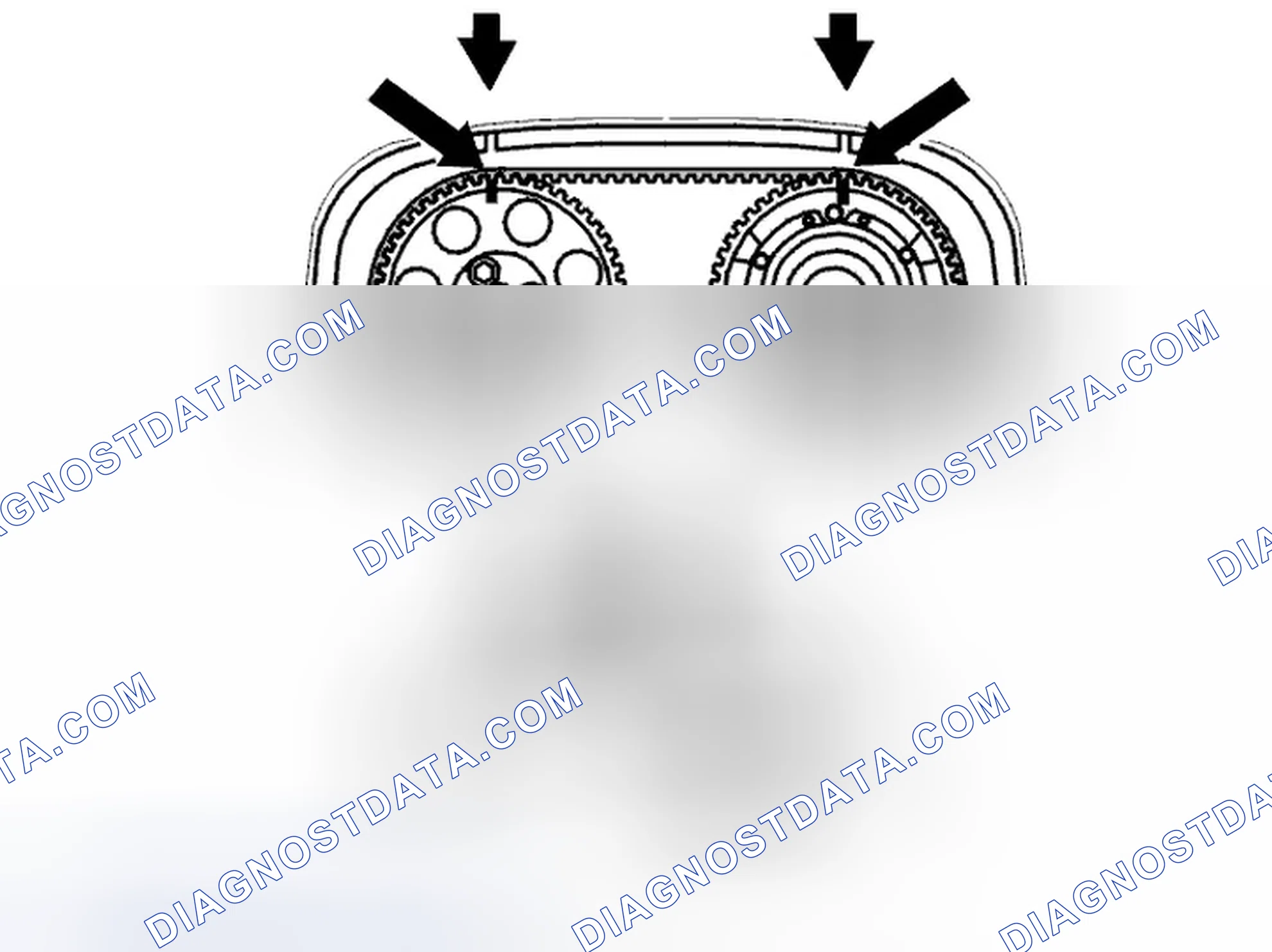 Scheme 477: Aligning the engine according to the marking